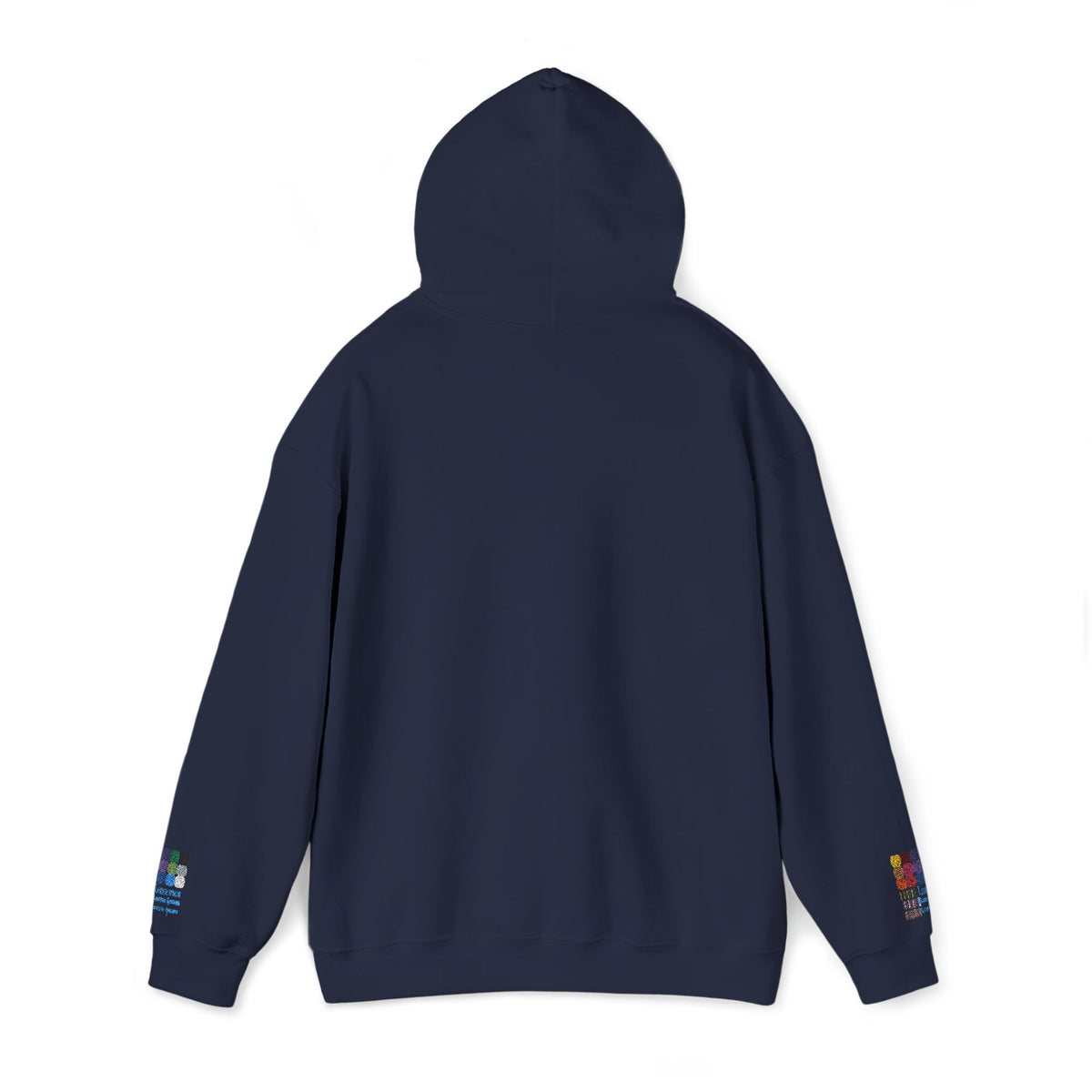 LongD Hyde Park negative argyle logo (Halloween colors) hoodie