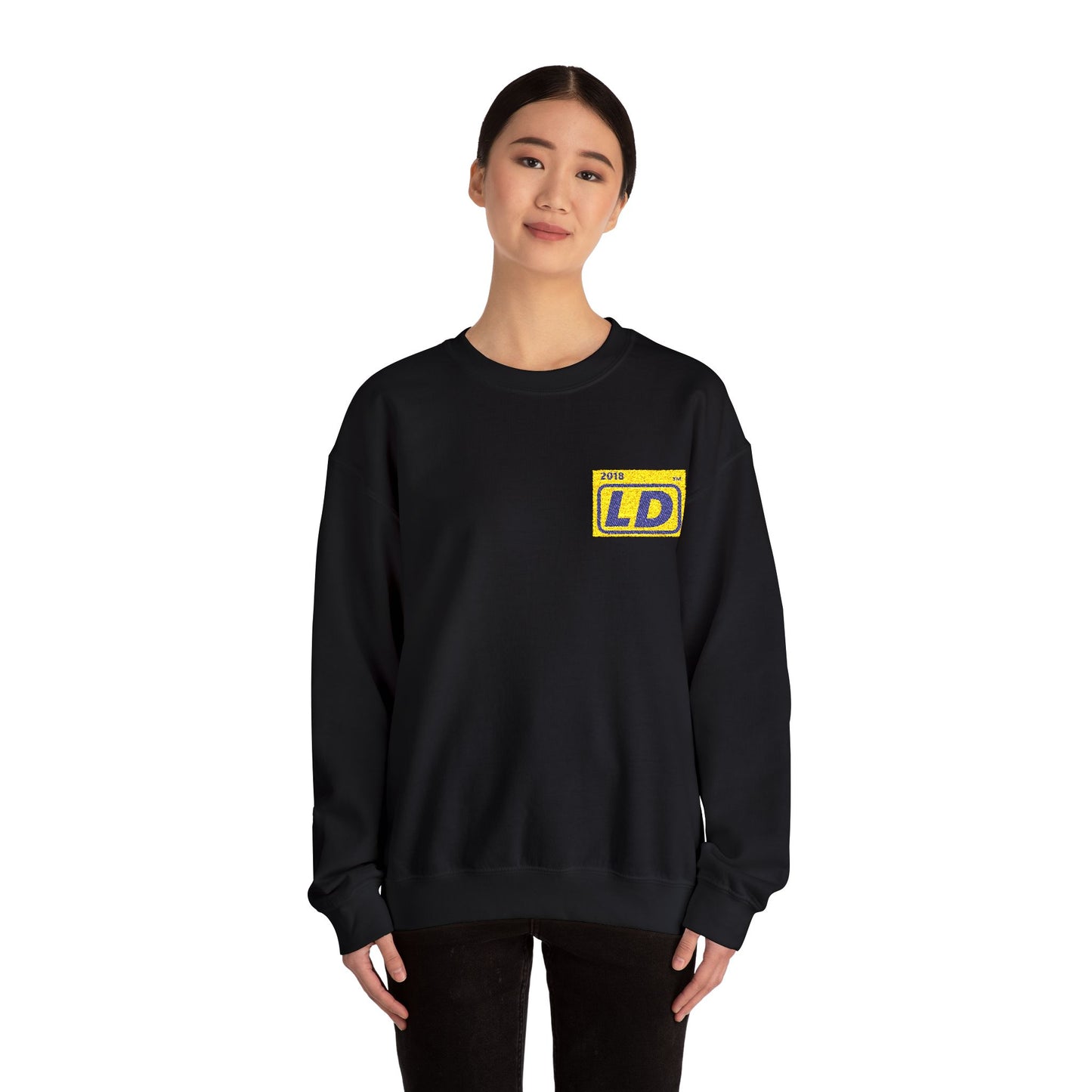 Embroidered Unisex Heavy Blend™ Crewneck Sweatshirt official logo initials
