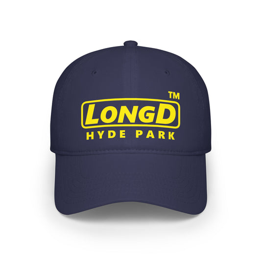 LongD Logo 100% Cotton Velcro Baseball Cap (Positive Hyde Park)