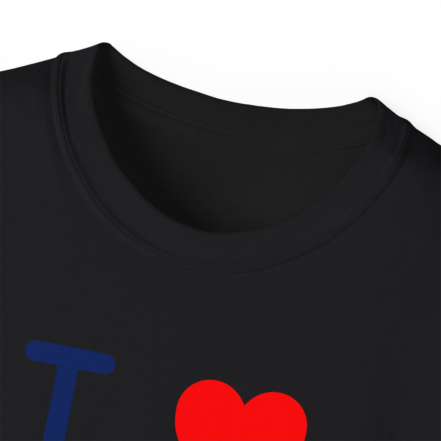 I Luv LongD Tag-domain positive official basic logo cotton tee