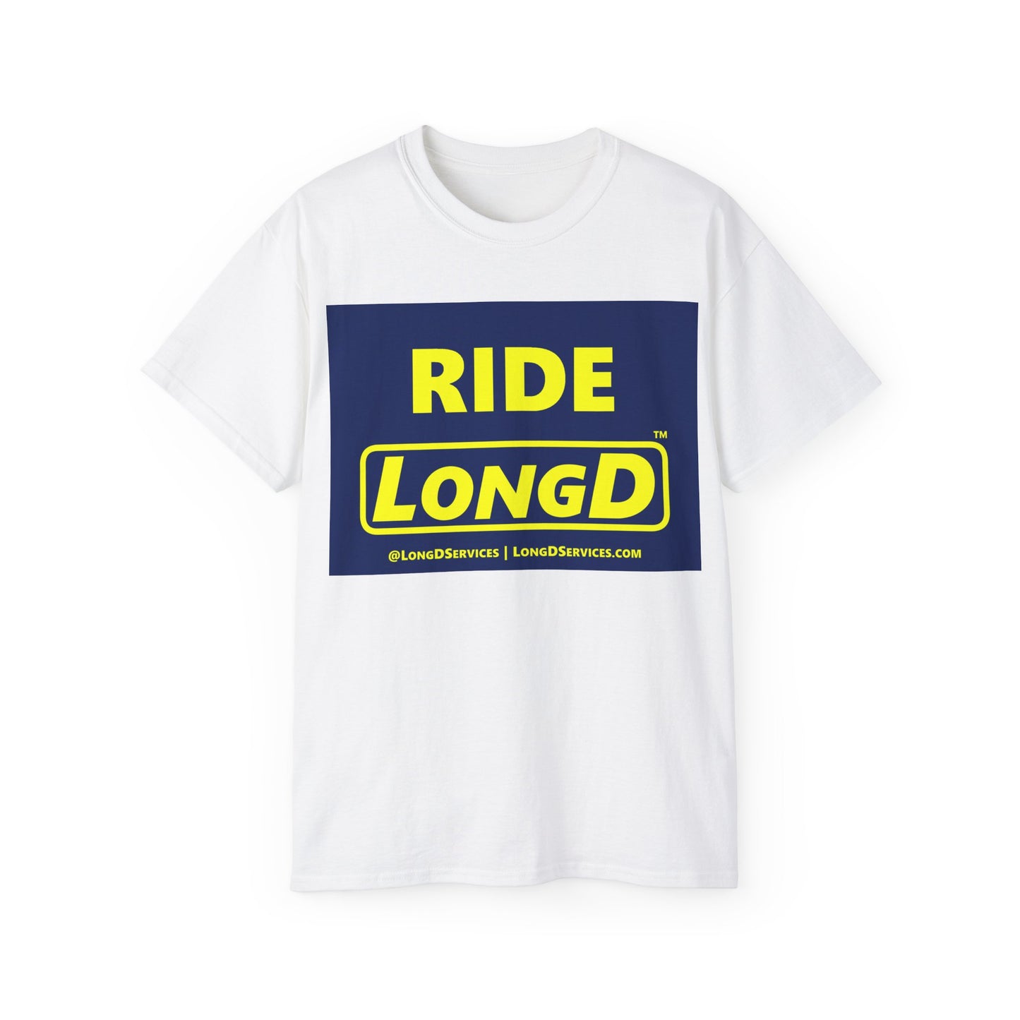 Ride LongD Negative Style Logo Cotton Tee