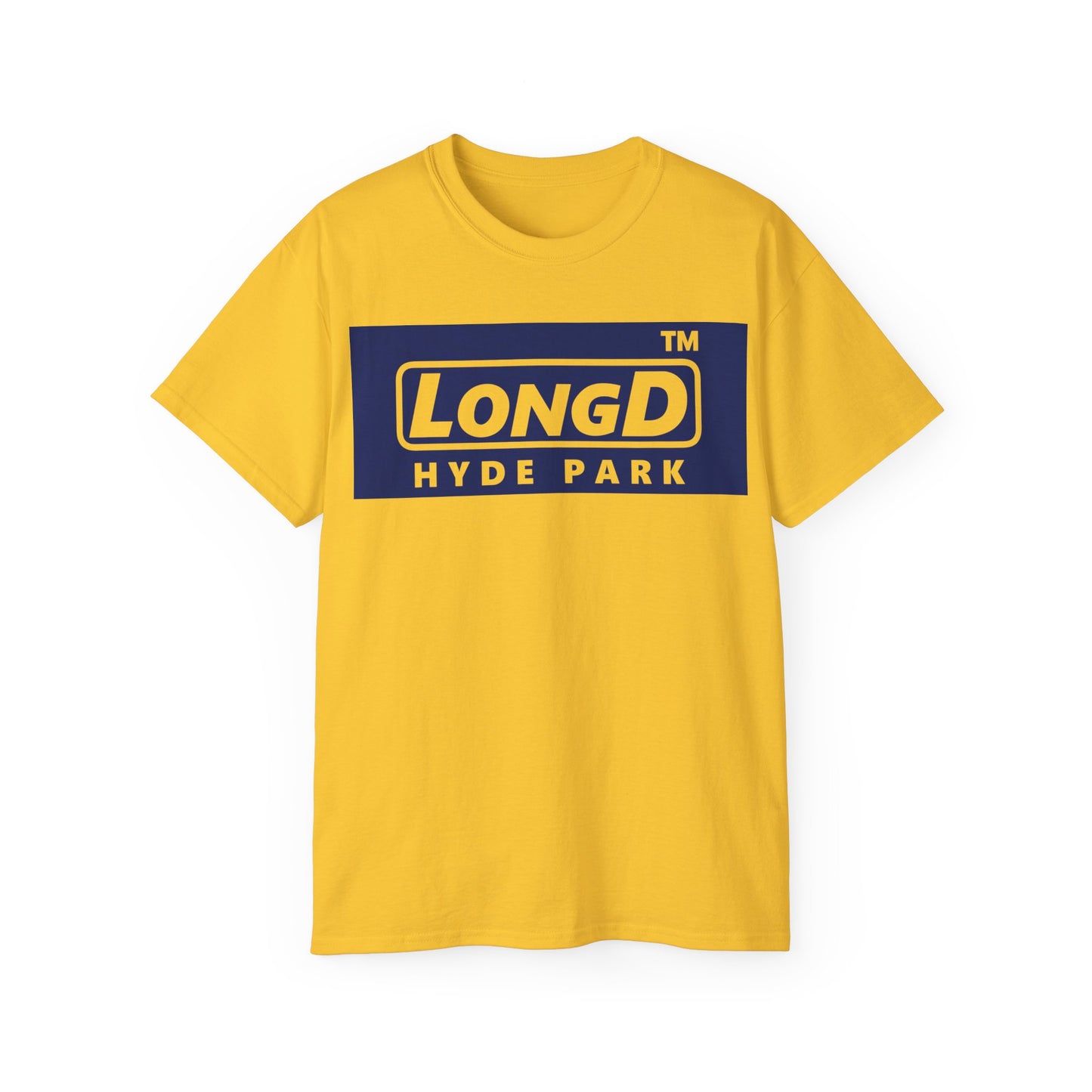 LongD® Logo Cotton Tee negative official basic Hyde Park logo