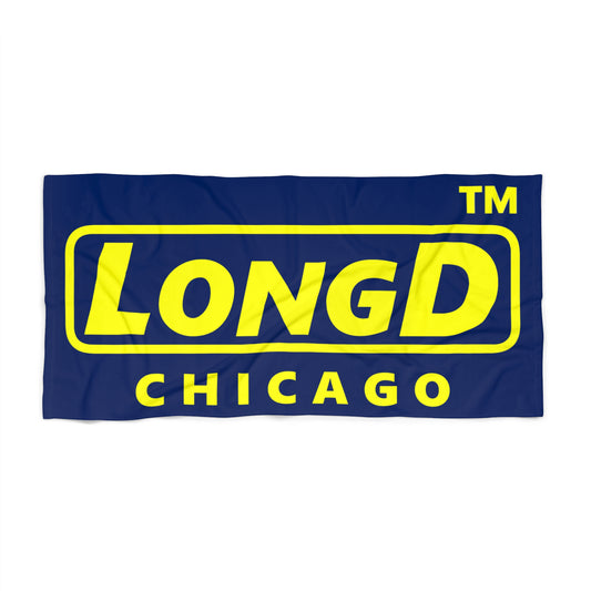LongD Reverse Official Logo Chicago Beach Towel