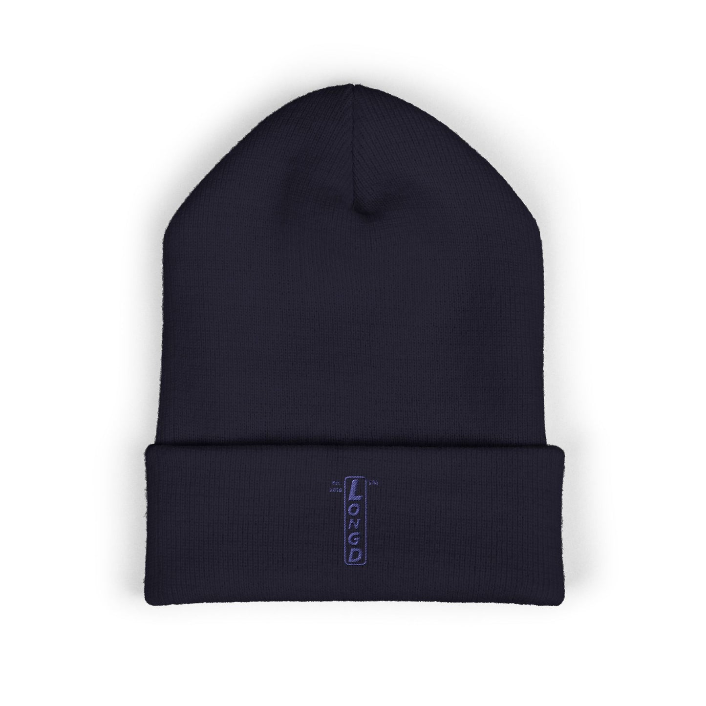 Embroidered Classic Cuffed Beanie basic official logo upright