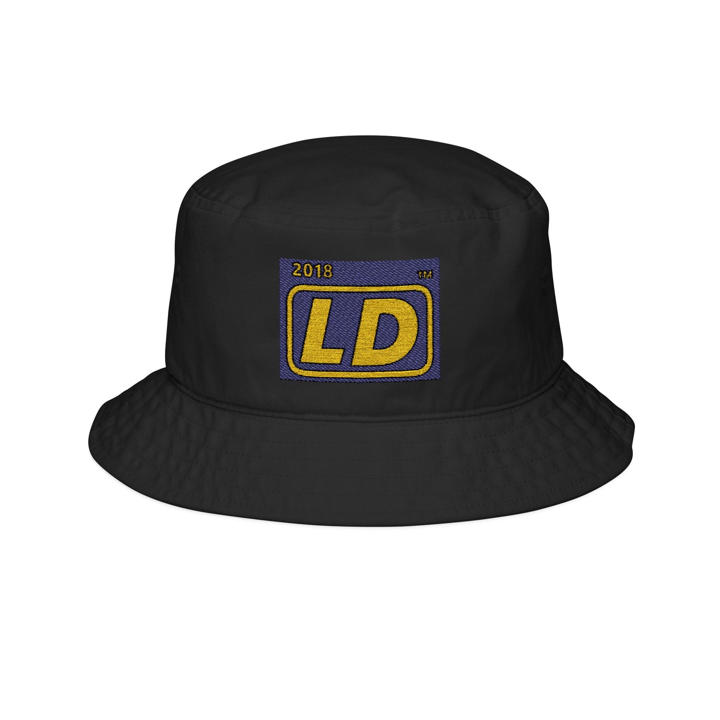 Embroidered alternate logo initials bucket hat