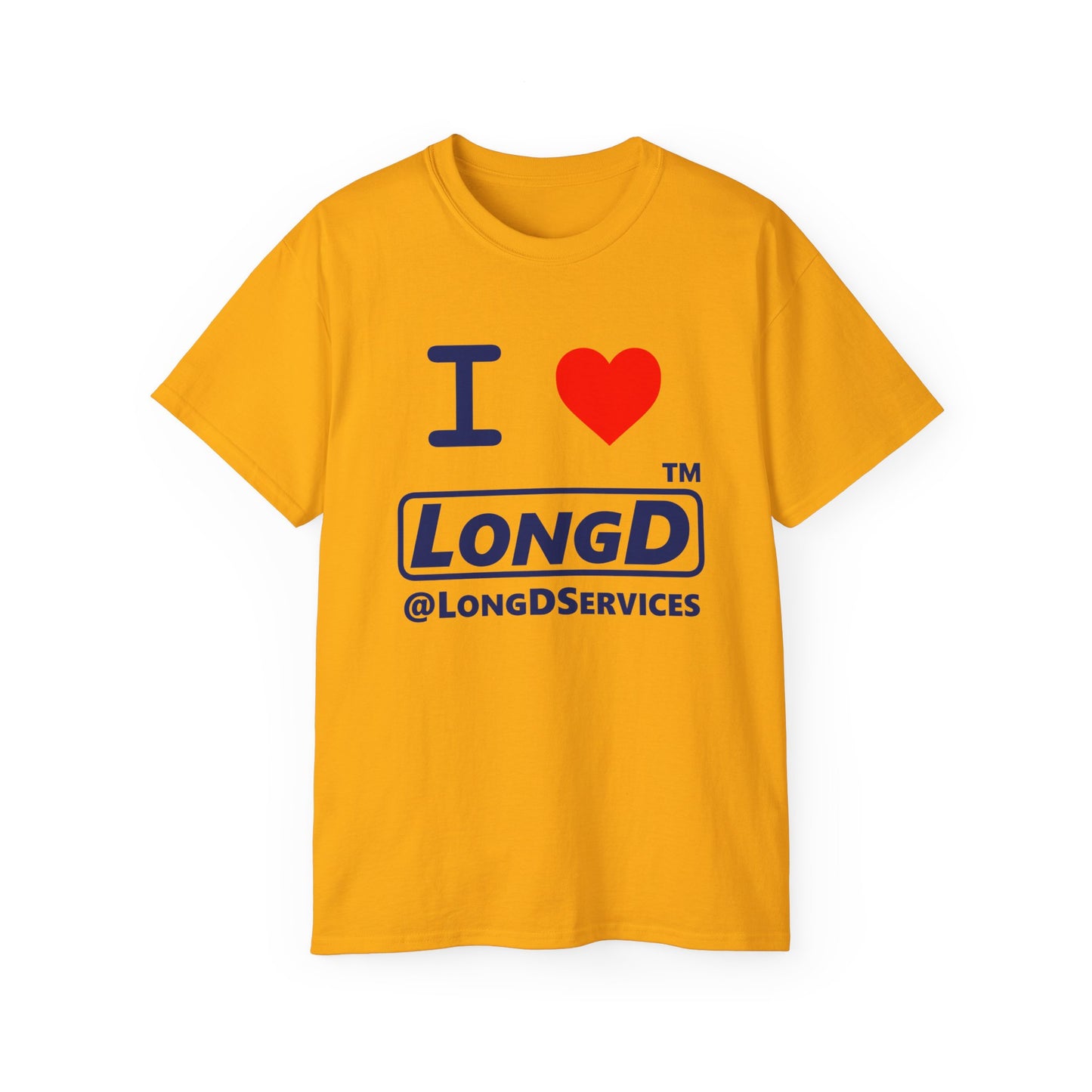 I Luv LongD® Logo Cotton Tee positive official basic logo
