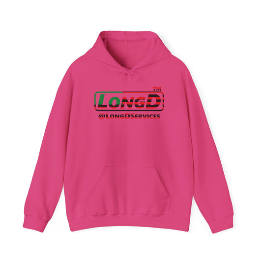 LongD® positive flag tag logo Hoodie (Juneteenth colors)