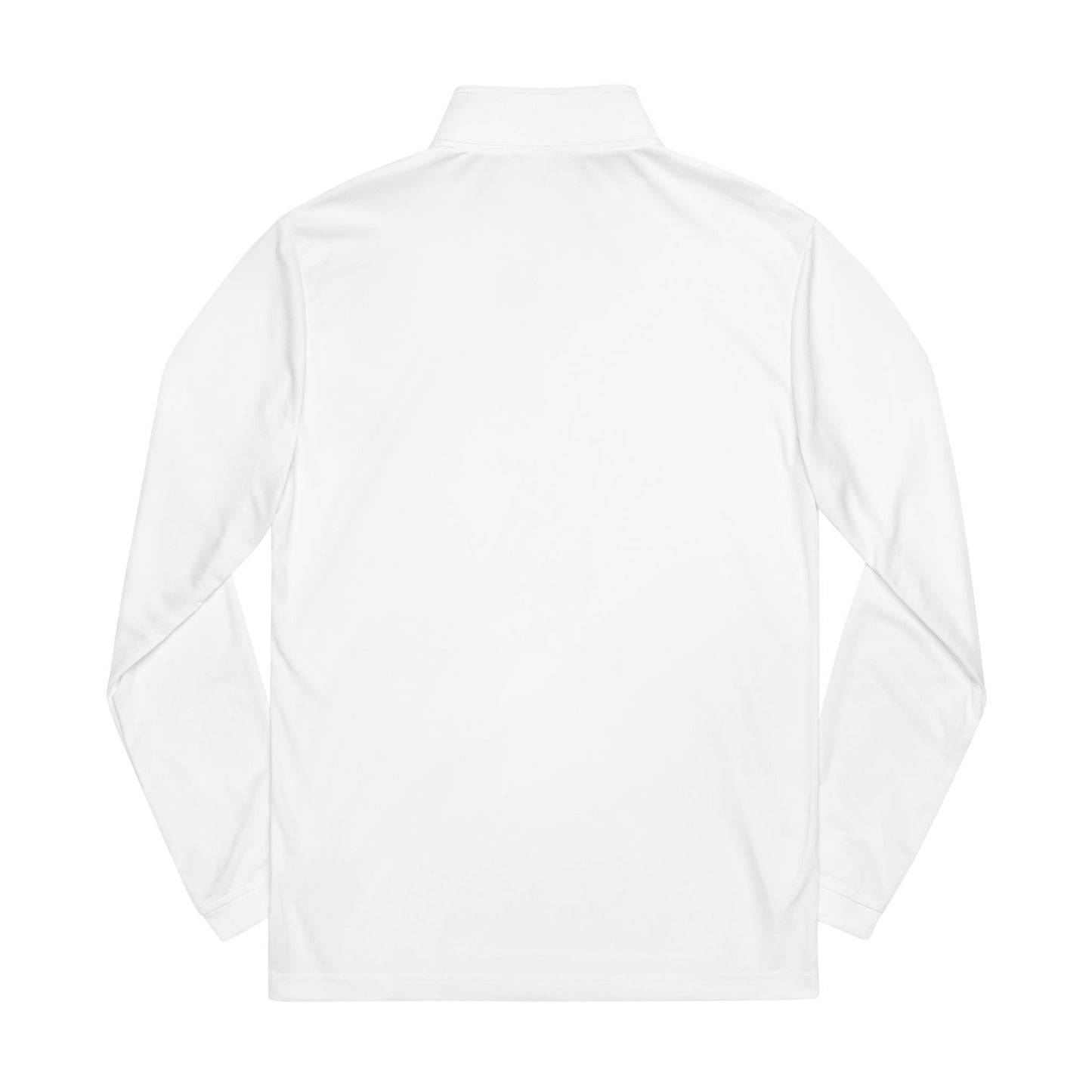 Embroidered adidas® Quarter-Zip pullover official reverse basic logo upright