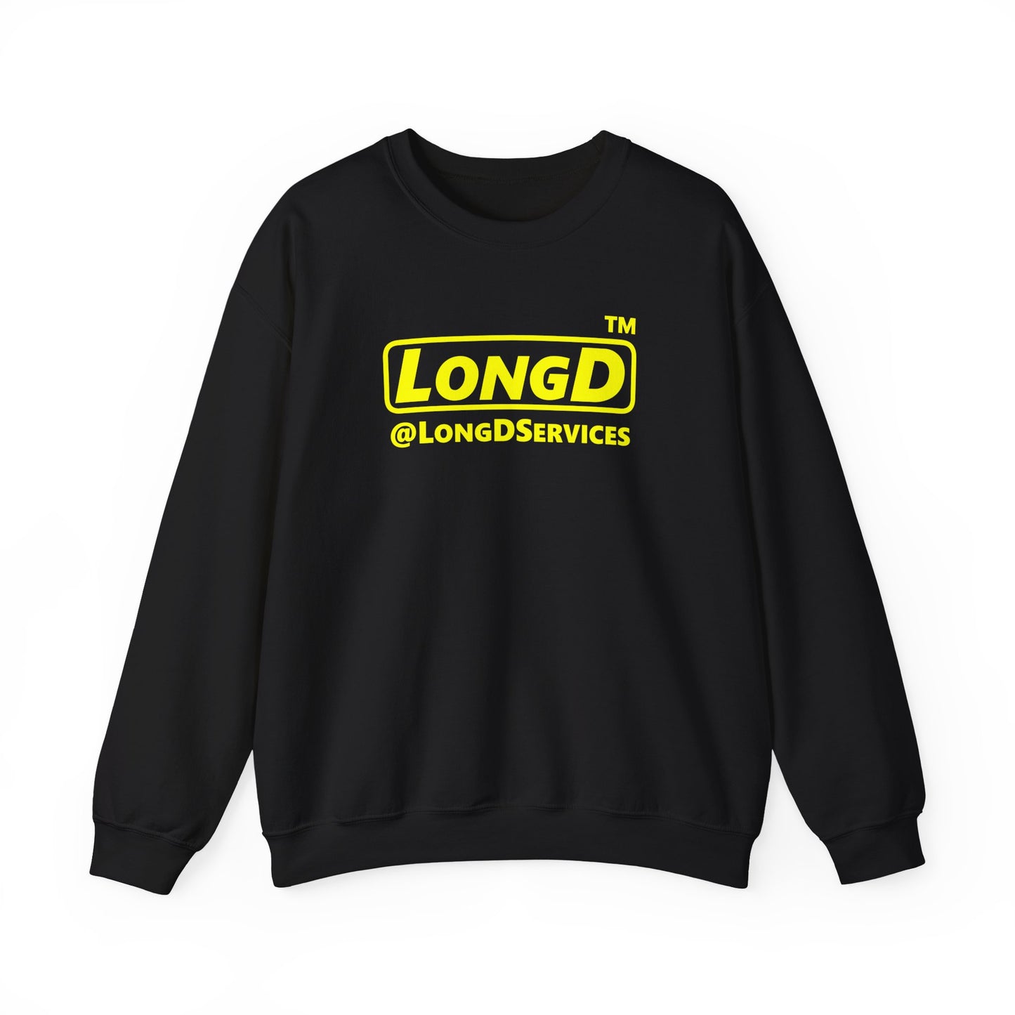 LongD reverse Tag logo crewneck sweatshirt