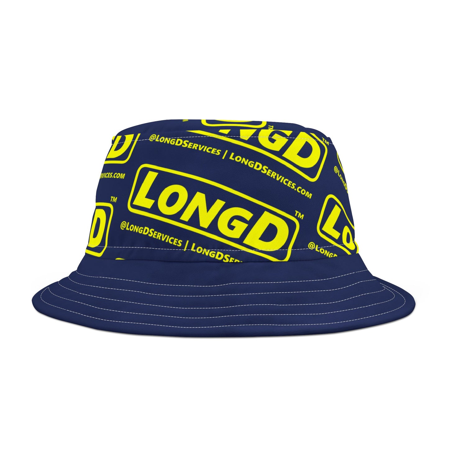 Repeat grid of Reverse Logo Bucket Hat