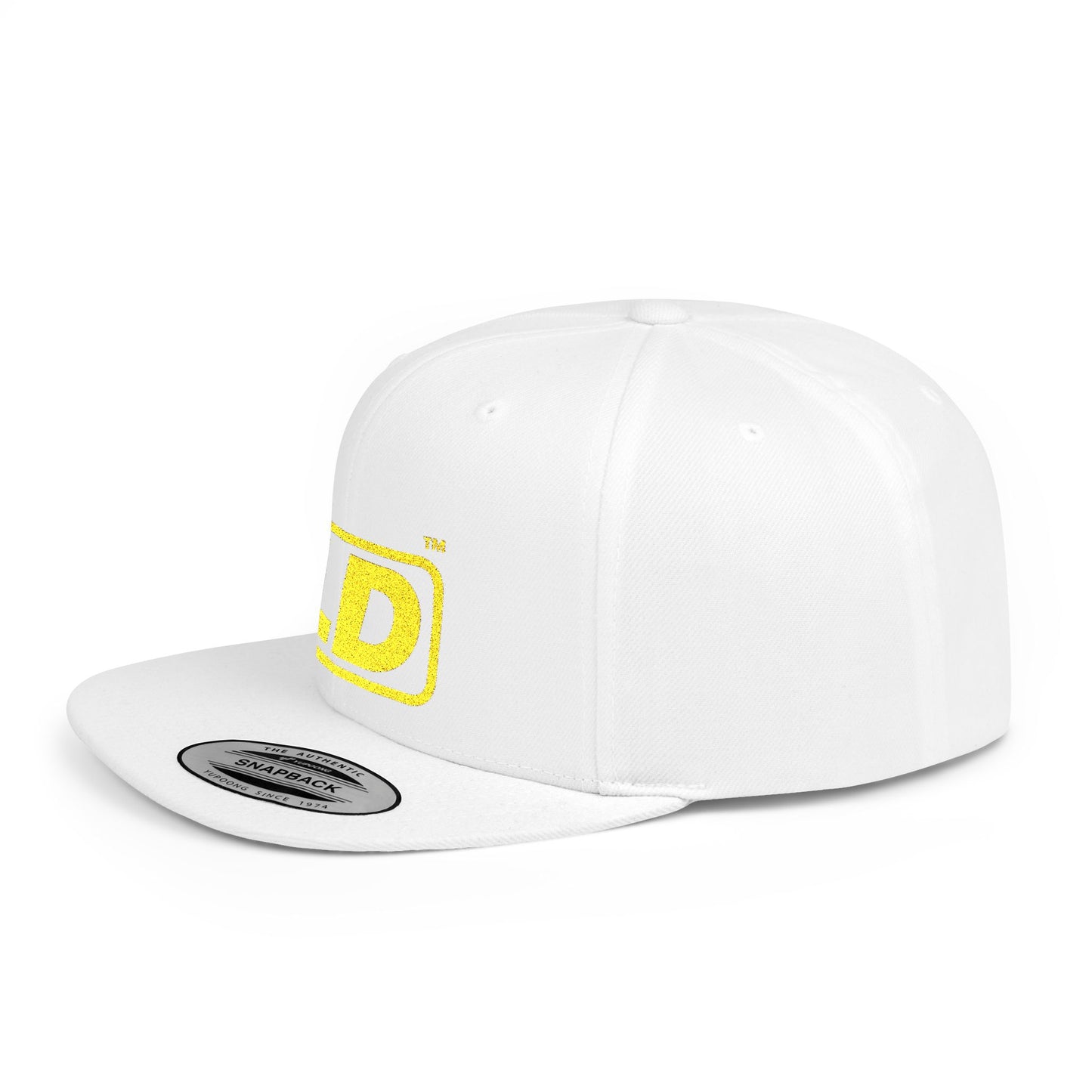Embroidered Baseball Cap basic gold logo initials