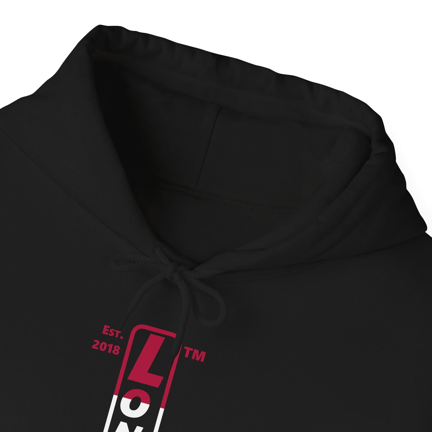 LongD® positive horizontal 3-striped upright Chicago logo hoodie