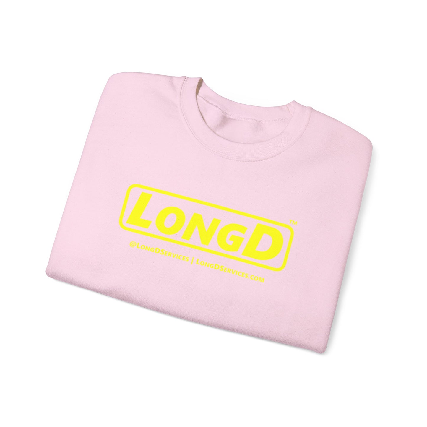 LongD reverse Tag logo crewneck sweatshirt