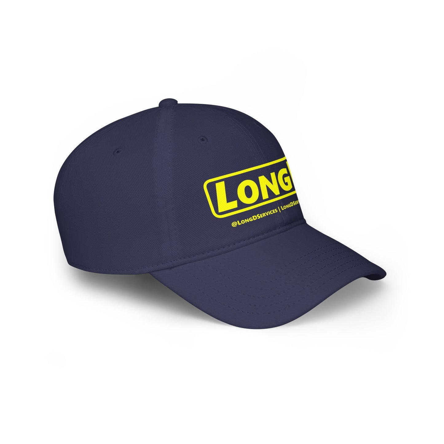 Reverse Logo 100% Cotton Velcro Baseball Cap