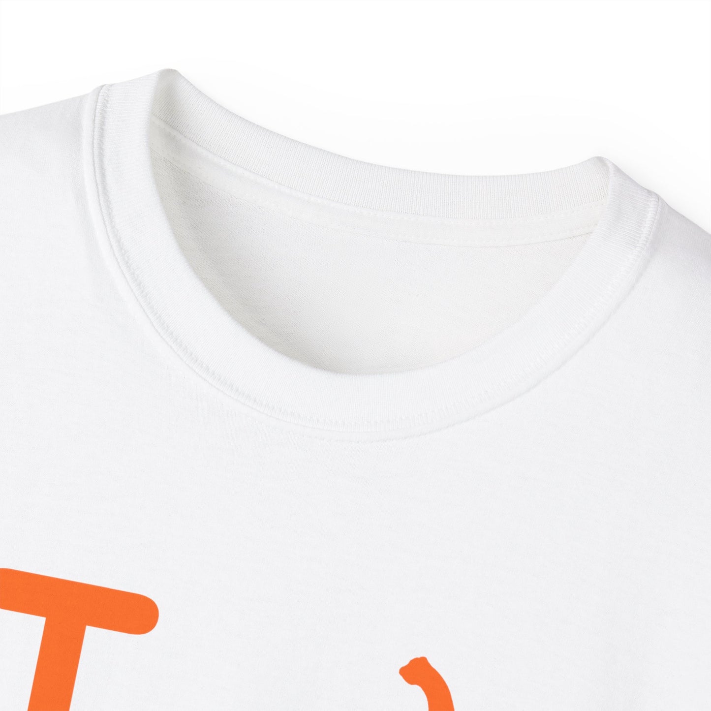 I Pumpkin LongD® Logo Cotton Tee positive orange basic Hyde Park logo