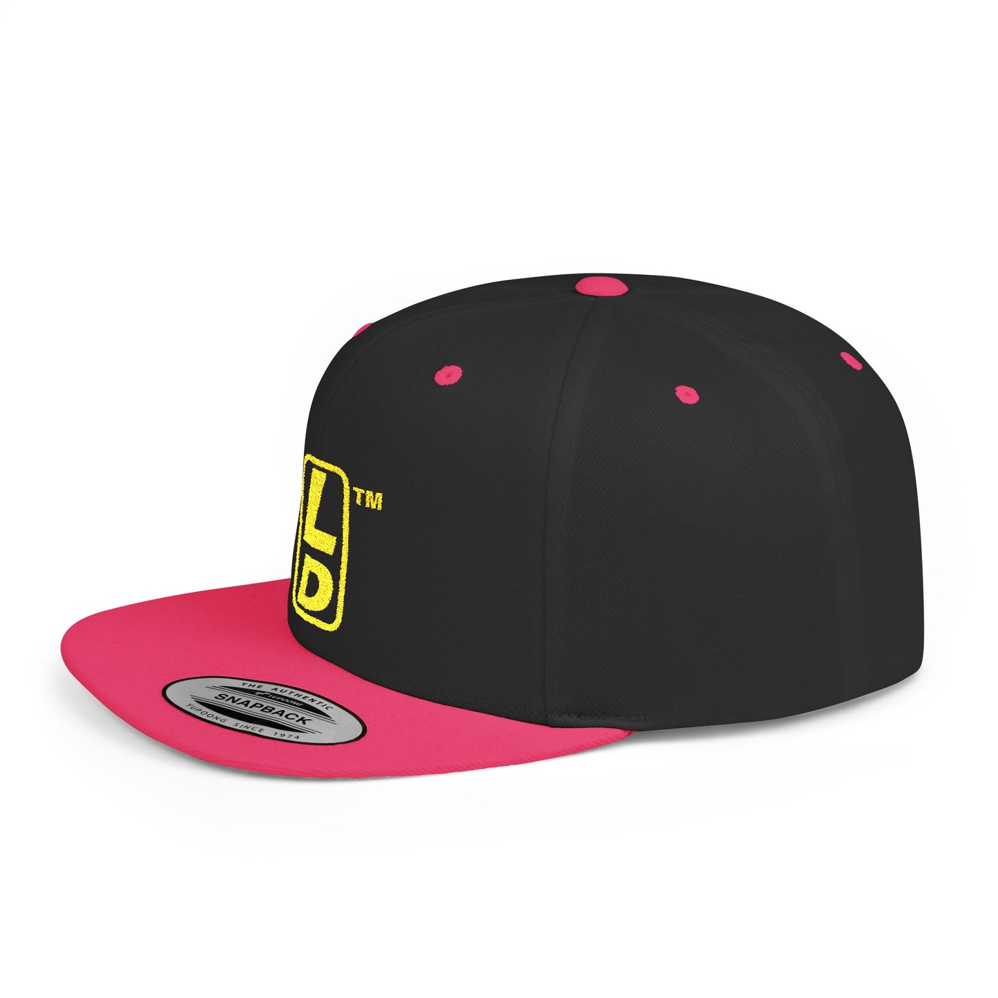 Embroidered Baseball Cap basic reverse logo upright initials
