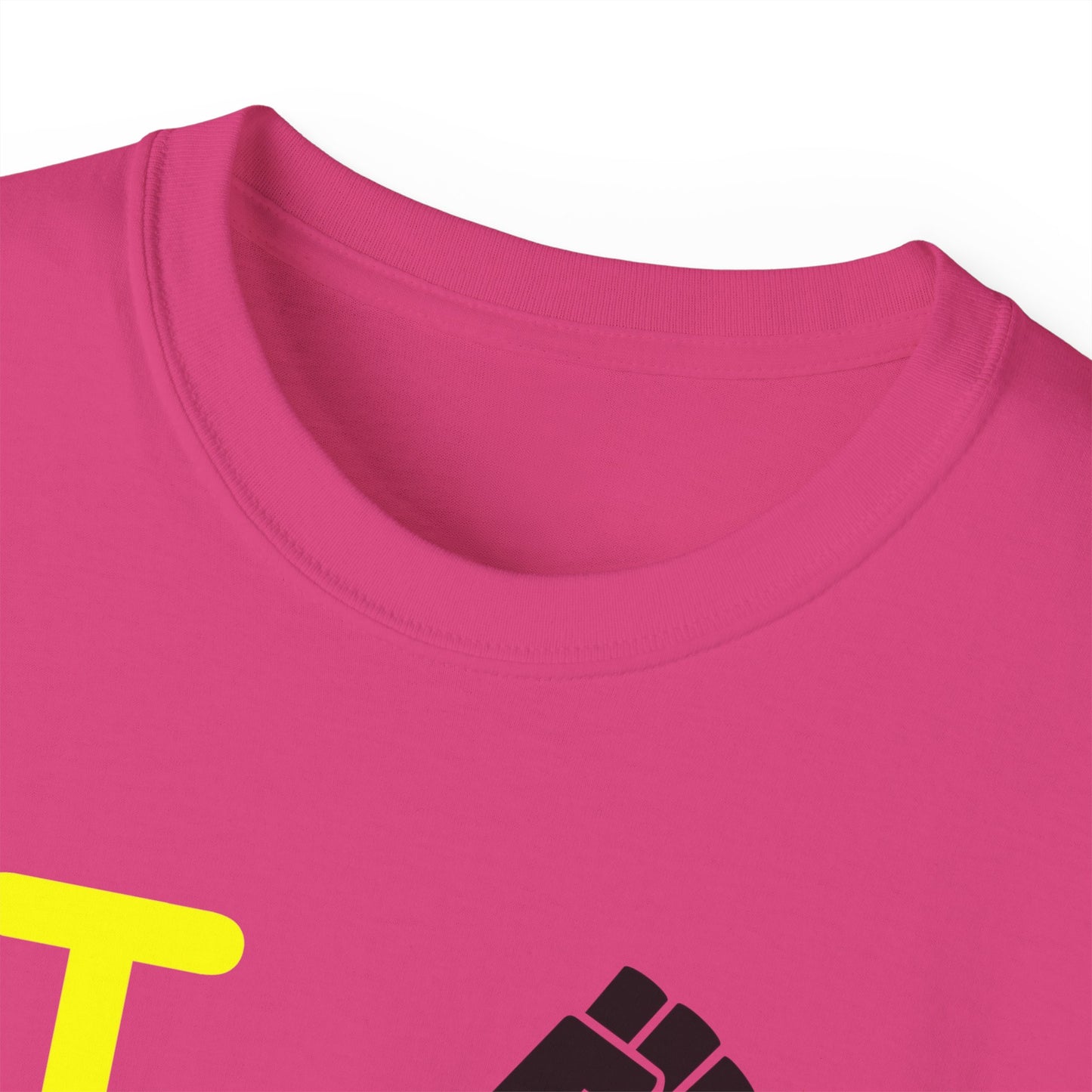 I Fist LongD® Alternate Logo Cotton Tee Juneteenth black fist