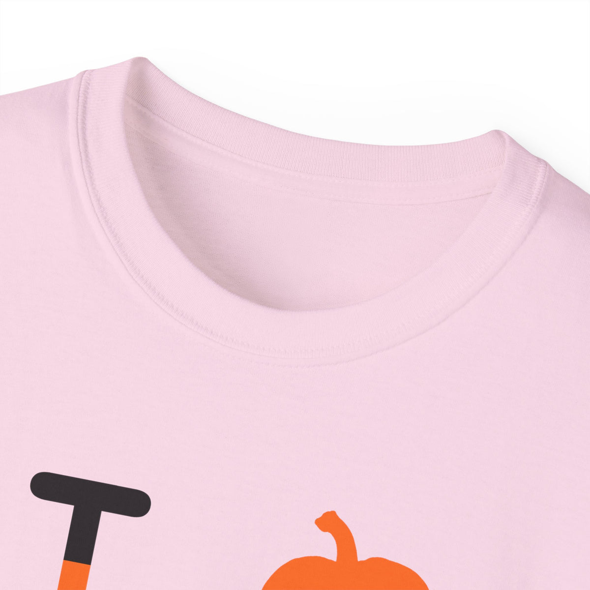 I pumpkin LongD Hyde Park positive 12-striped logo cotton tee