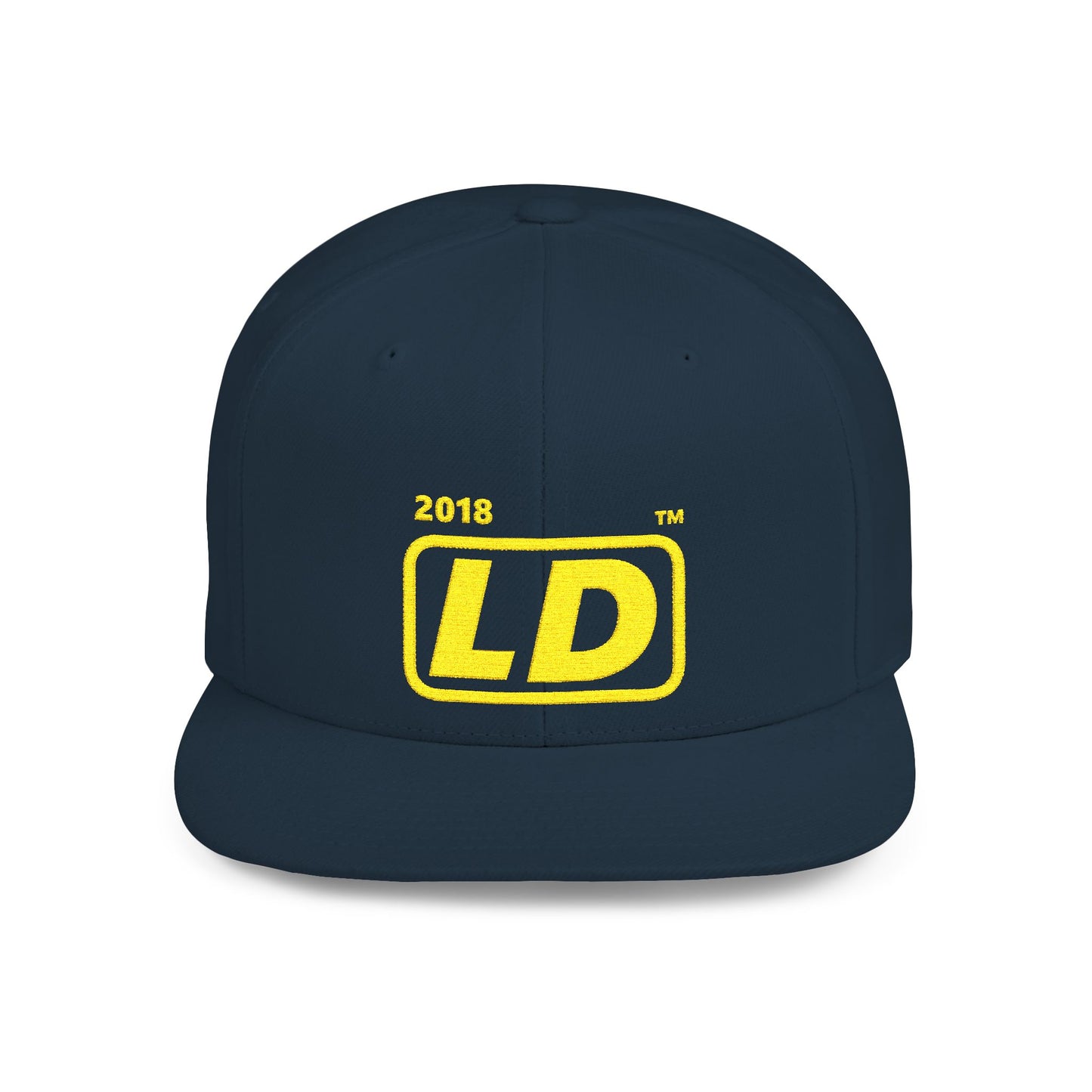 Embroidered Baseball Cap basic gold logo initials