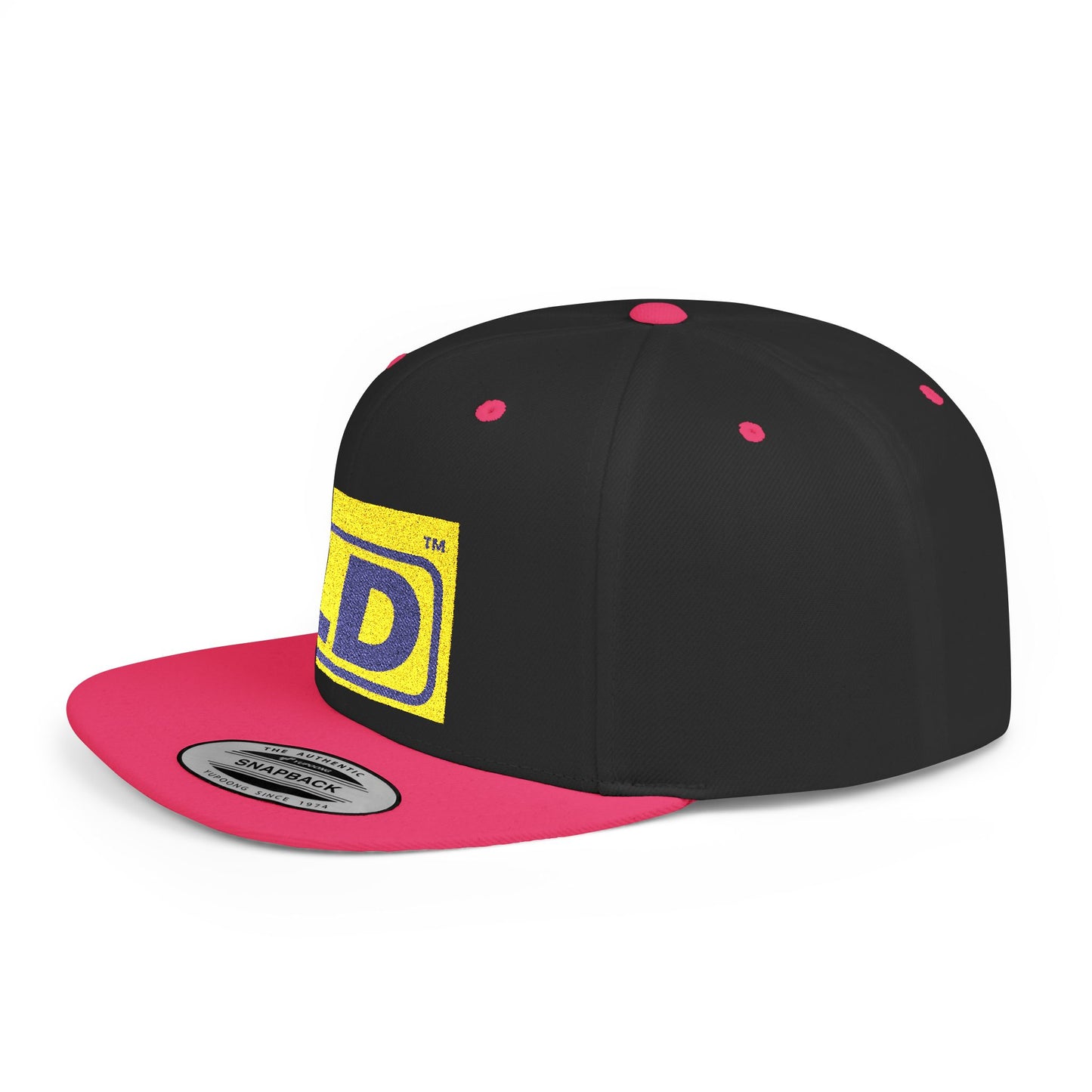 Embroidered Baseball Cap official (navy on gold) logo initials