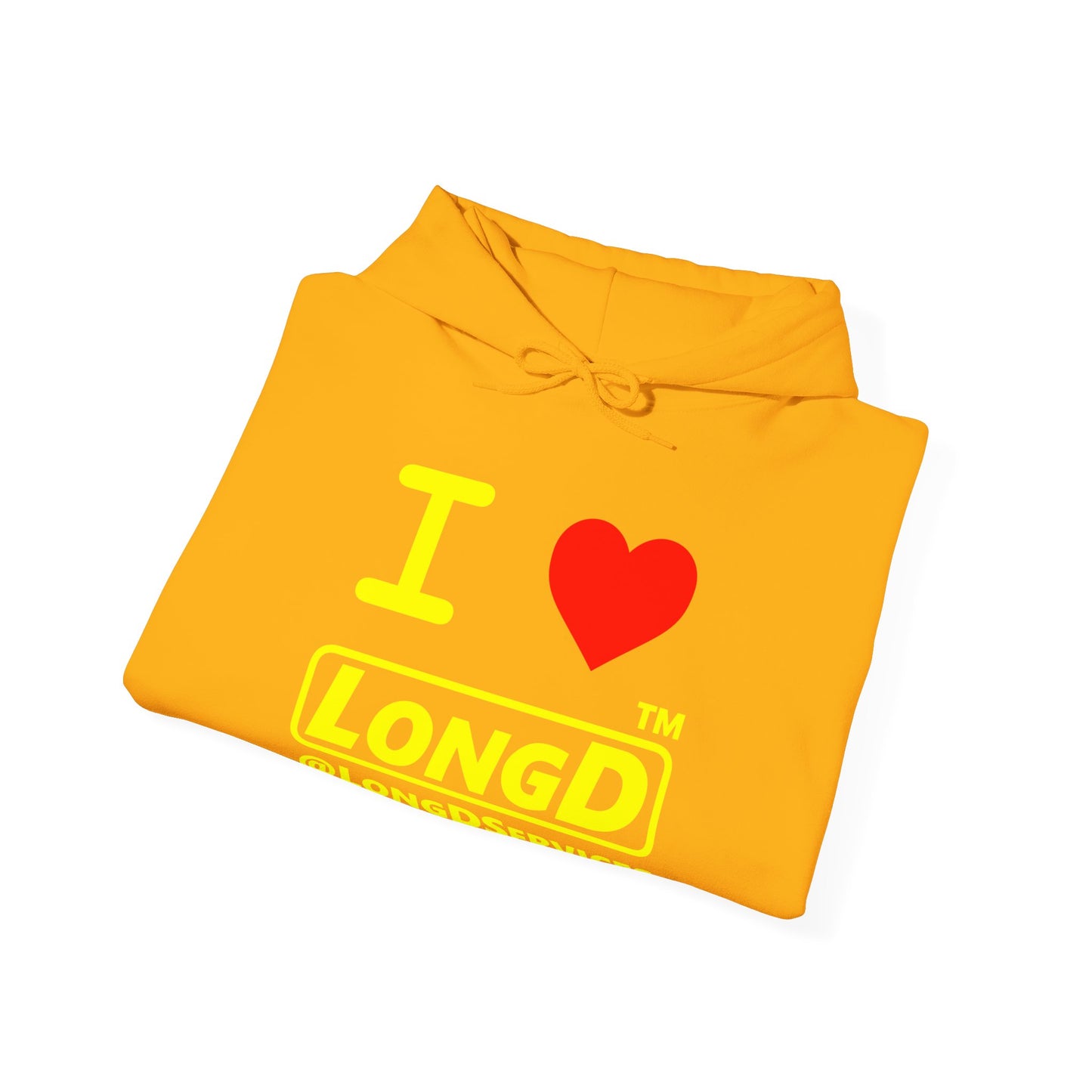 I Luv LongD® Logo (positive alternate Tag only version) Hoodie