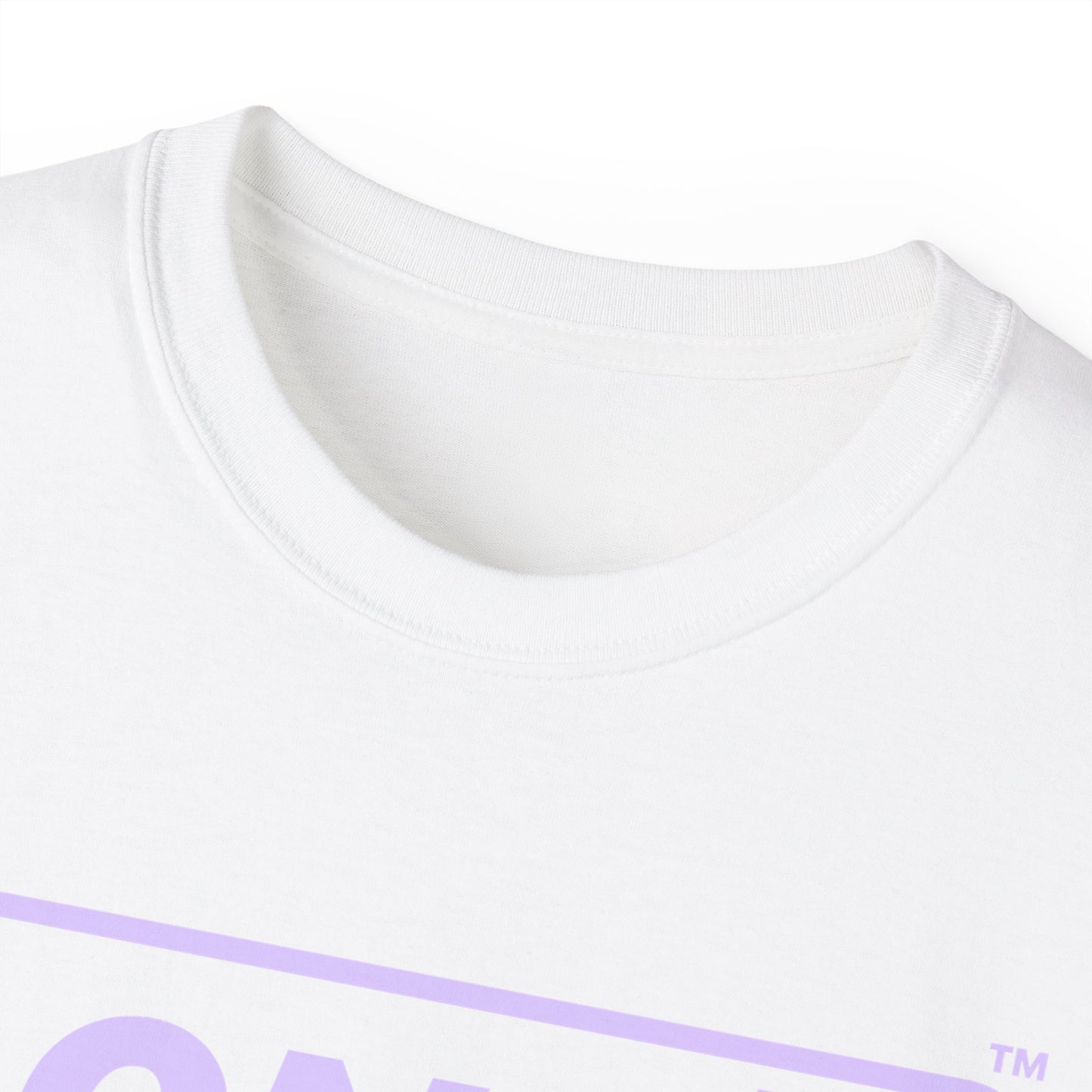 LongD® Logo Cotton Tee (Easter pastel purple in positive text)