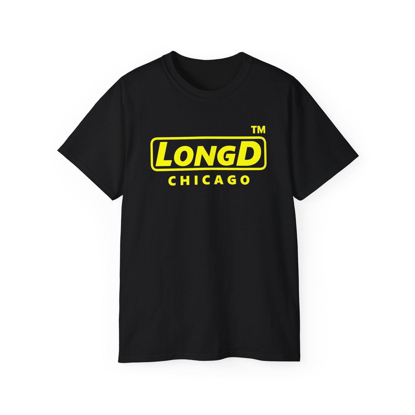 LongD® Logo Cotton Tee positive reverse basic Chicago logo