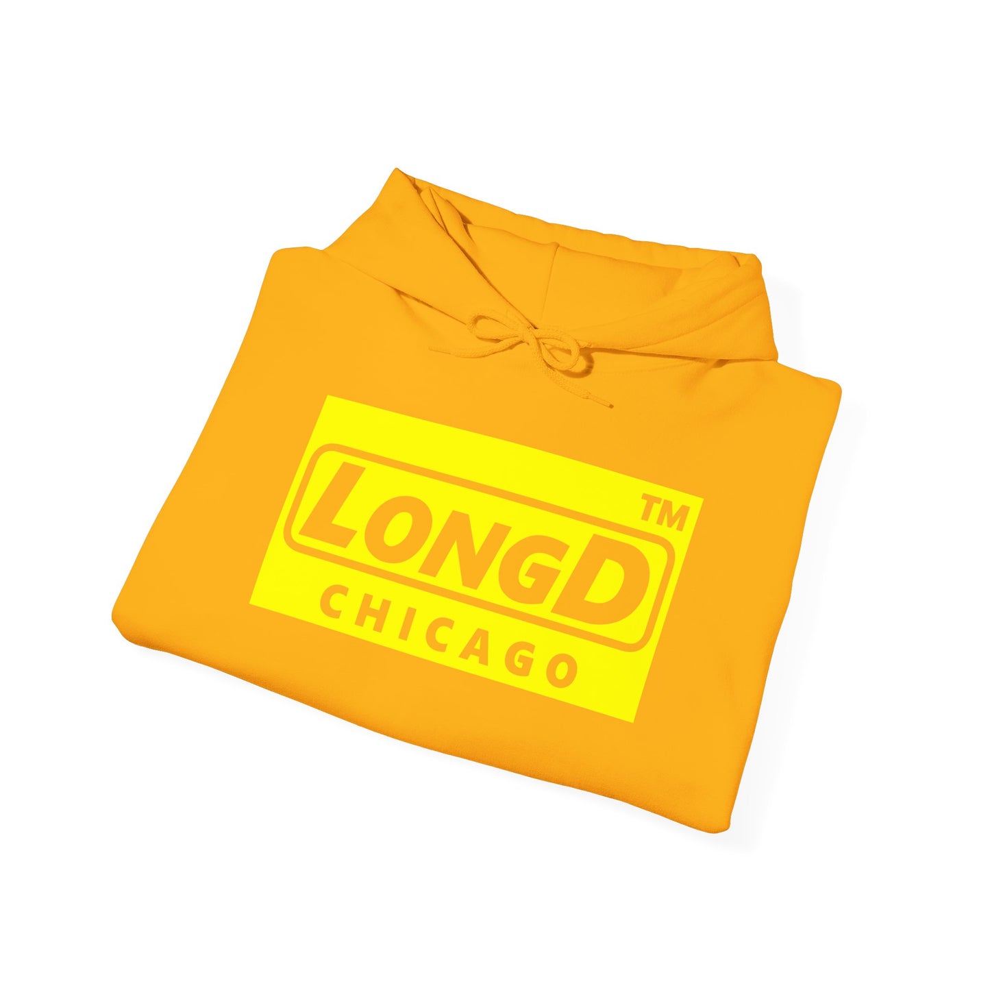 LongD® Logo (negative alternate Chicago version) Hoodie