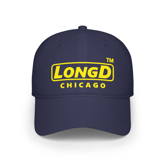 LongD Logo 100% Cotton Velcro Baseball Cap (Positive Chicago)