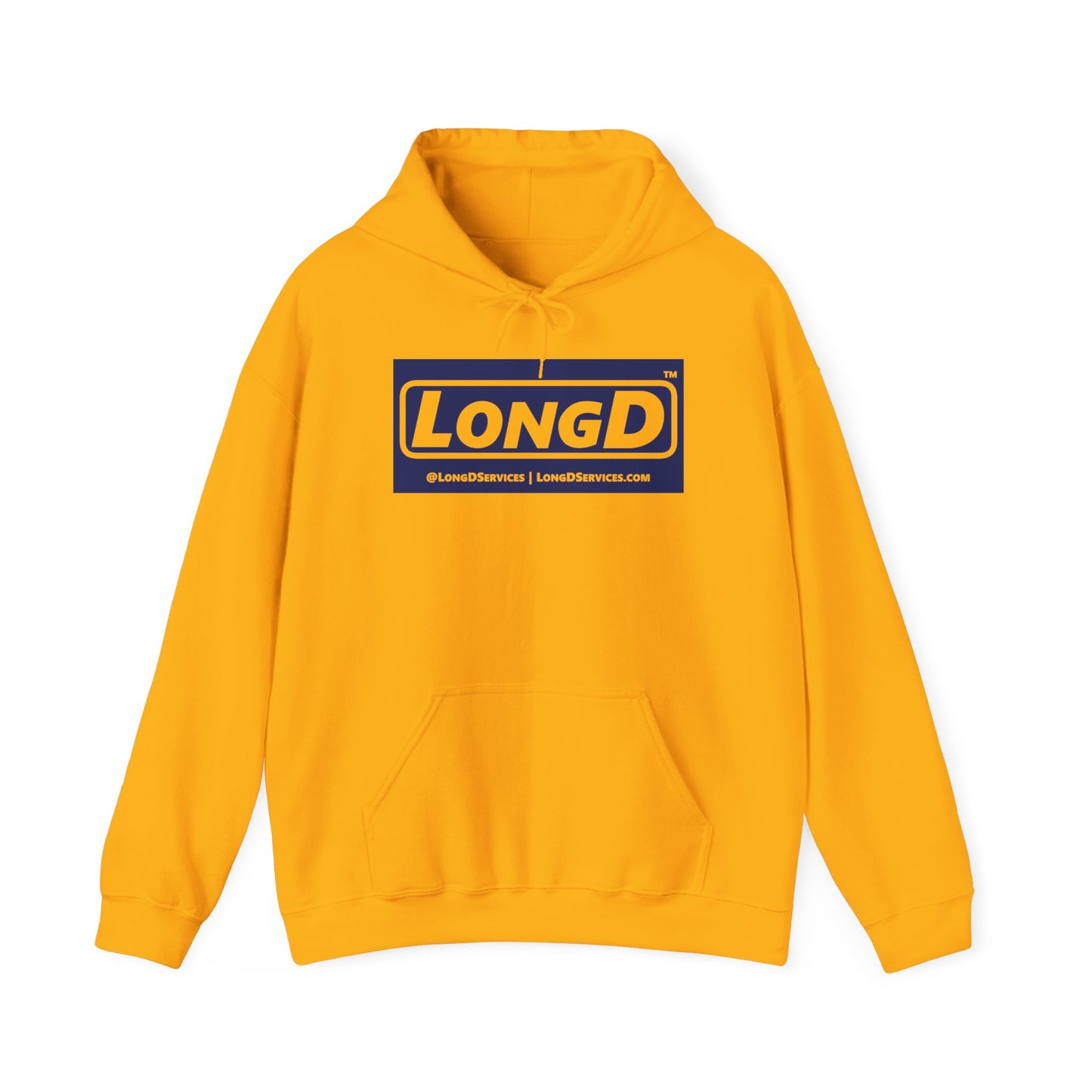 LongD® Logo Hoodie (negative text)