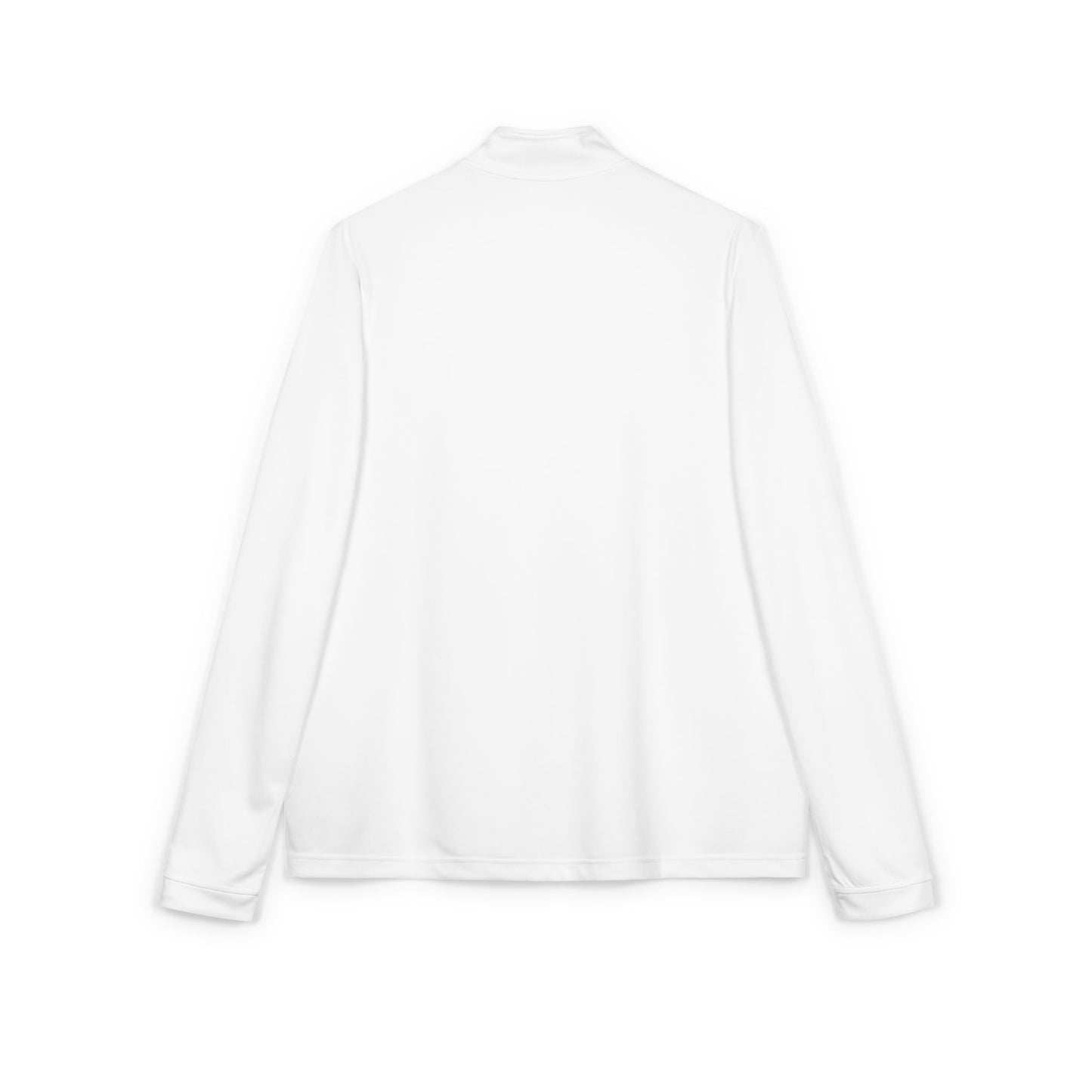 Embroidered adidas® Quarter-Zip pullover official logo upright
