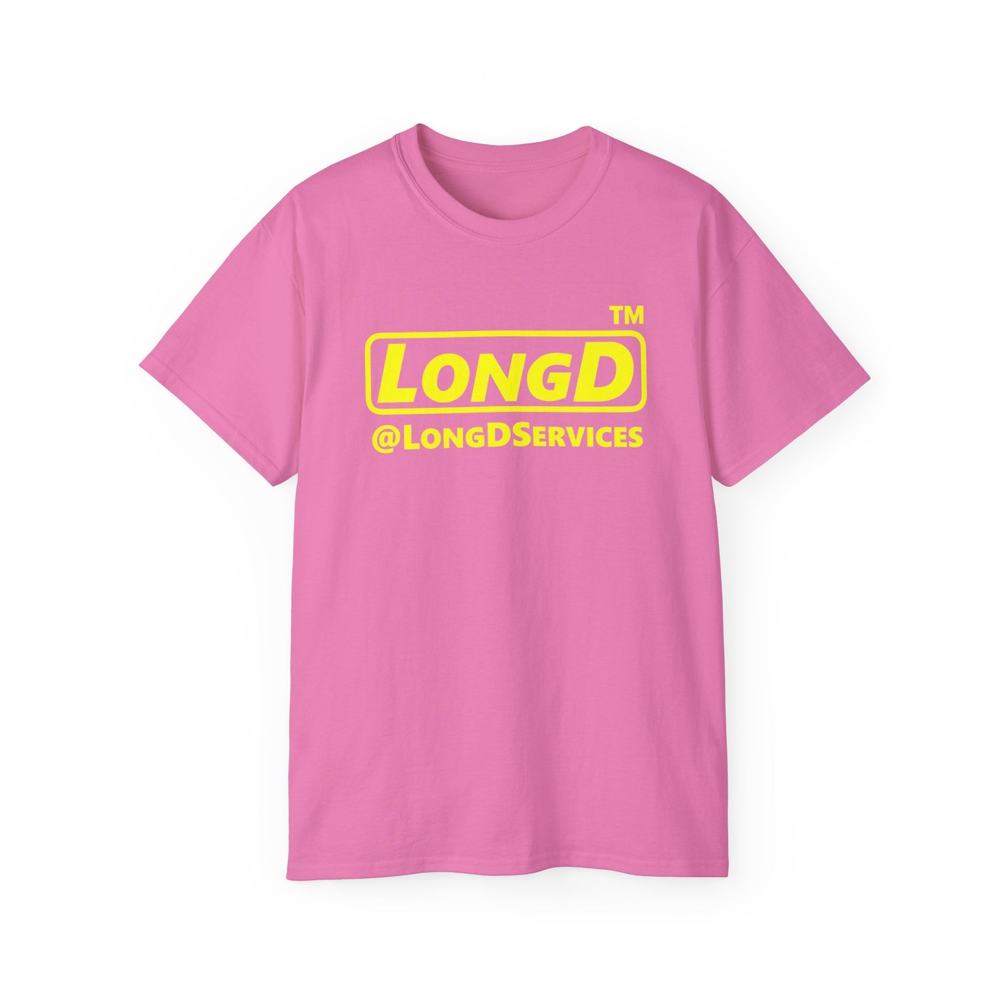 LongD® Logo Cotton Tee positive reverse basic logo