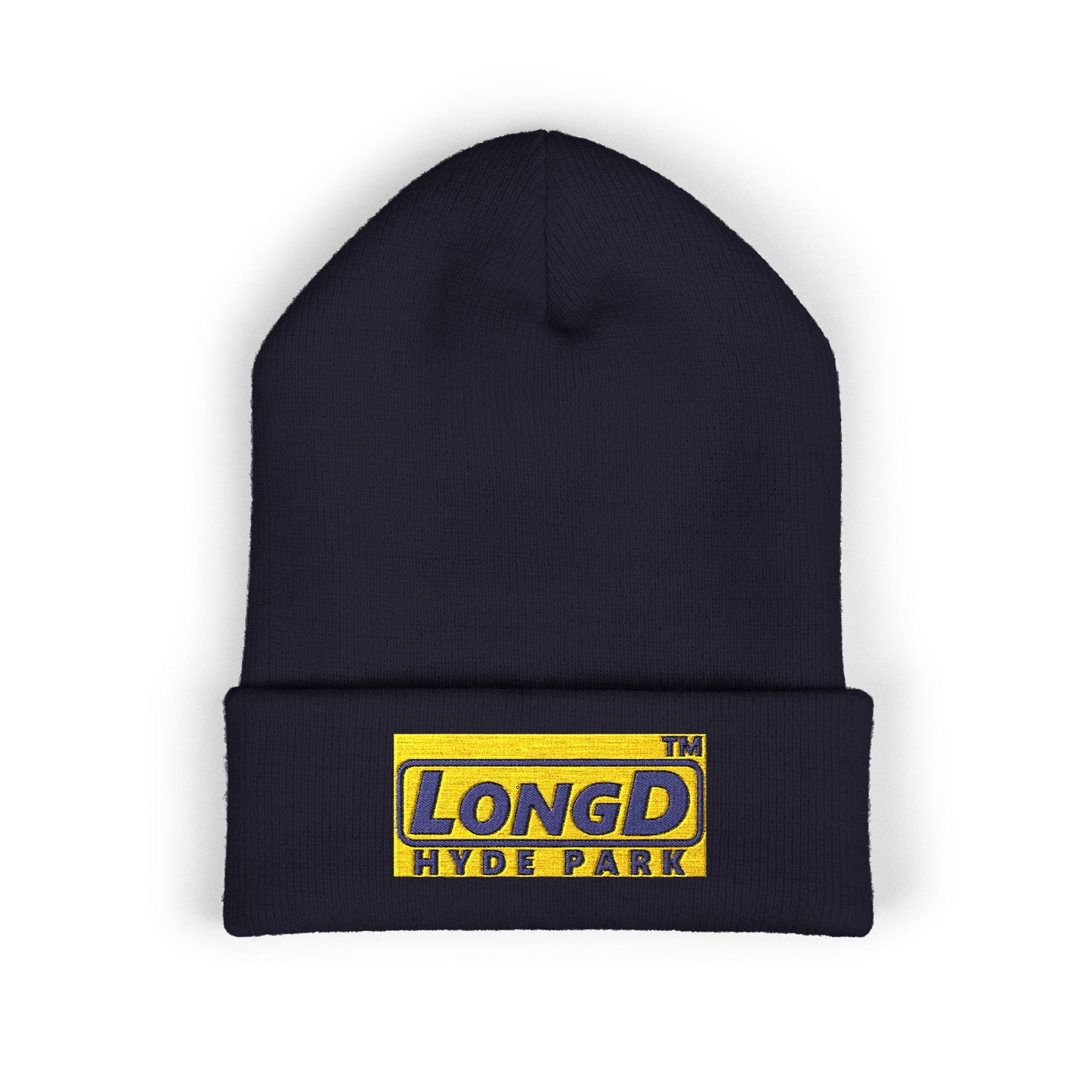 Embroidered Classic Cuffed Beanie Official Hyde Park Logo