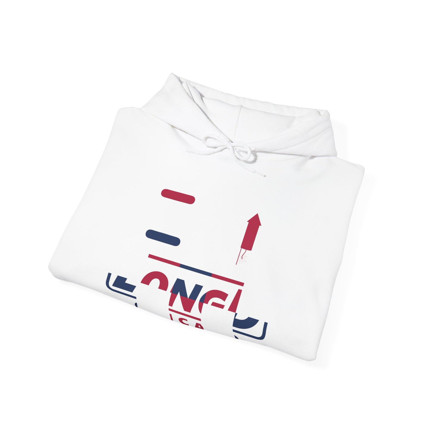 I firecracker LongD® positive 2x5 Chicago logo hoodie