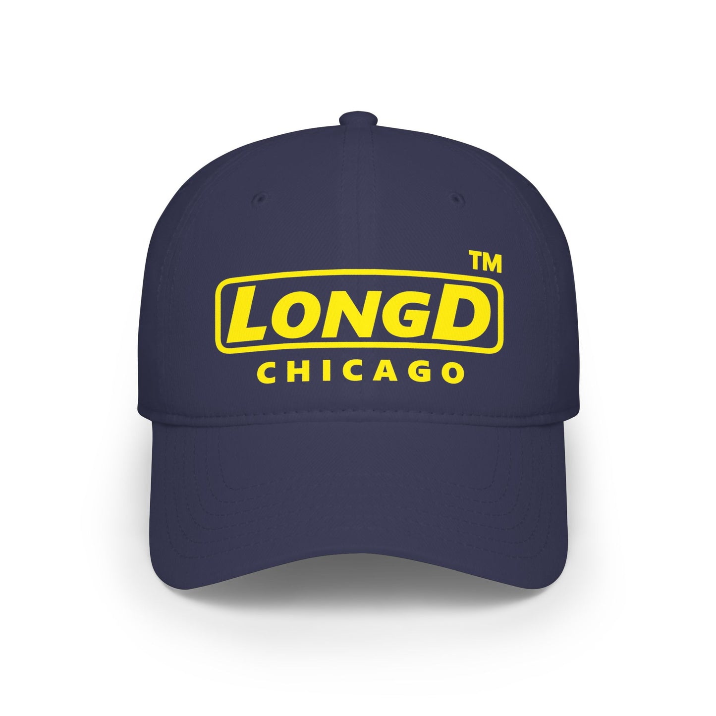 LongD Logo 100% Cotton Velcro Baseball Cap (Positive Chicago)