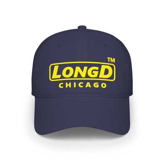 LongD Logo 100% Cotton Velcro Baseball Cap (Positive Chicago)