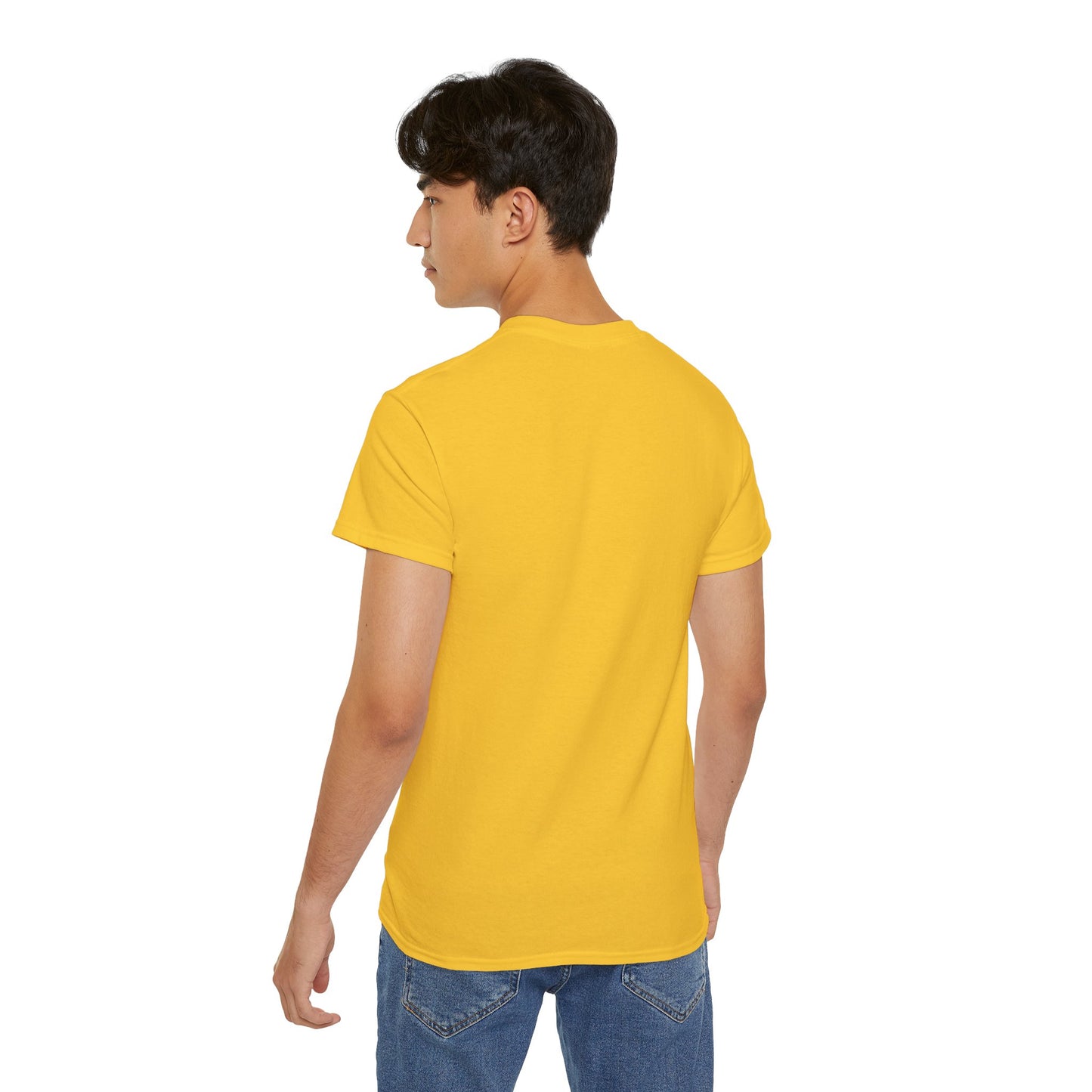 LongD positive vertical striped Chicago logo cotton tee (Pride colors)