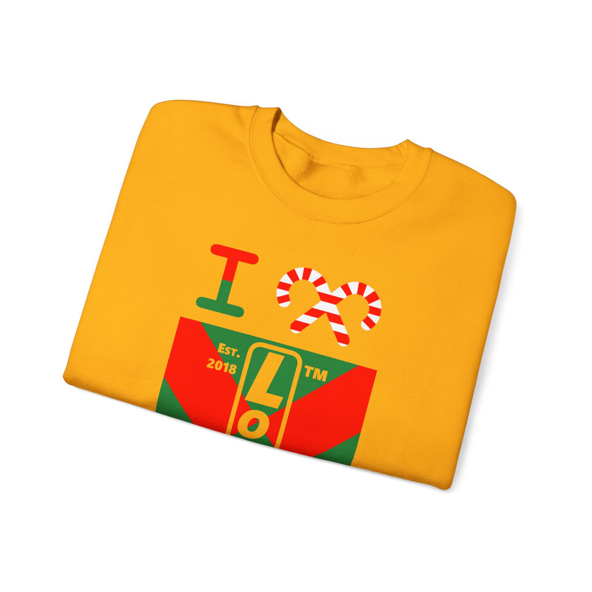 I candy cane LongD Hyde Park negative upright argyle x logo crewneck sweatshirt