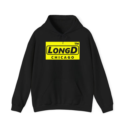 LongD® Logo (negative alternate Chicago version) Hoodie