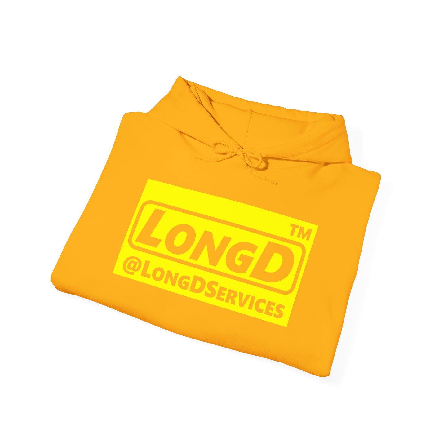 LongD® Logo (negative alternate Tag only version) Hoodie