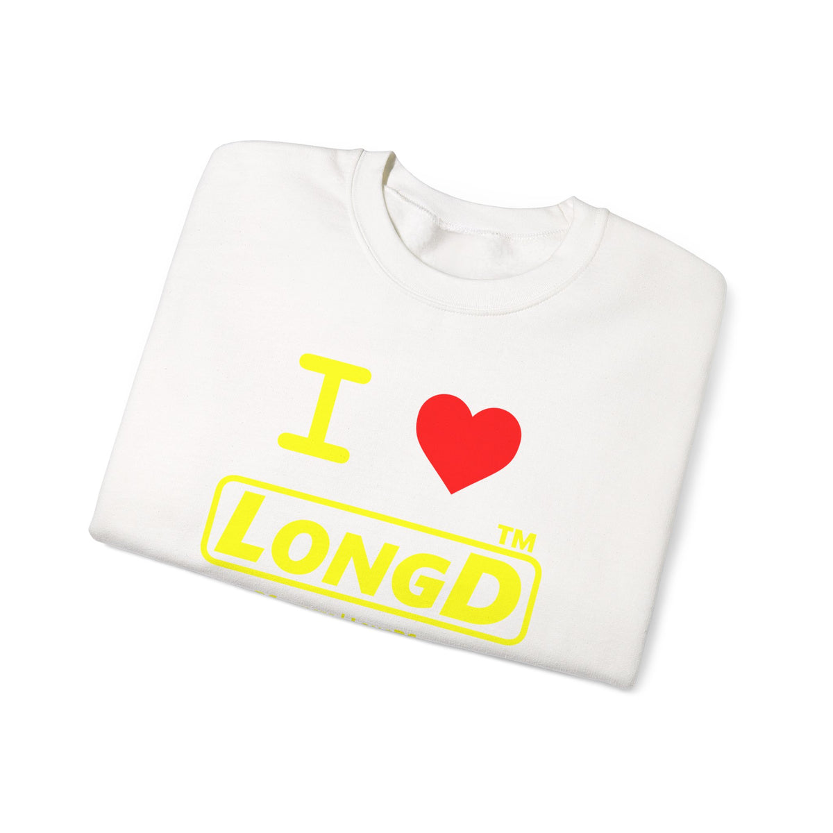 I Luv LongD Tag-domain positive alternate basic logo crewneck sweatshirt