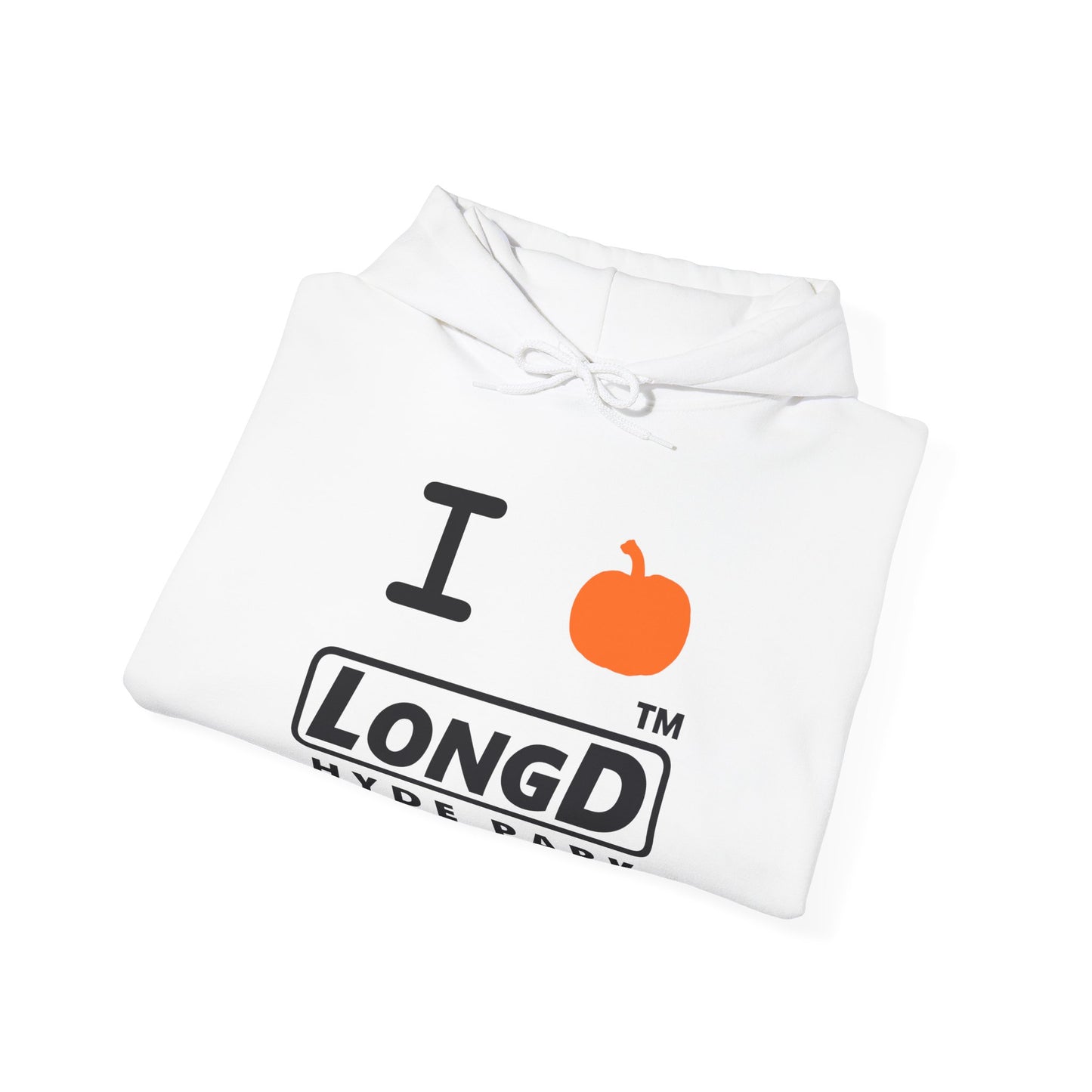 I Pumpkin LongD® Logo Hoodie black basic Hyde Park logo