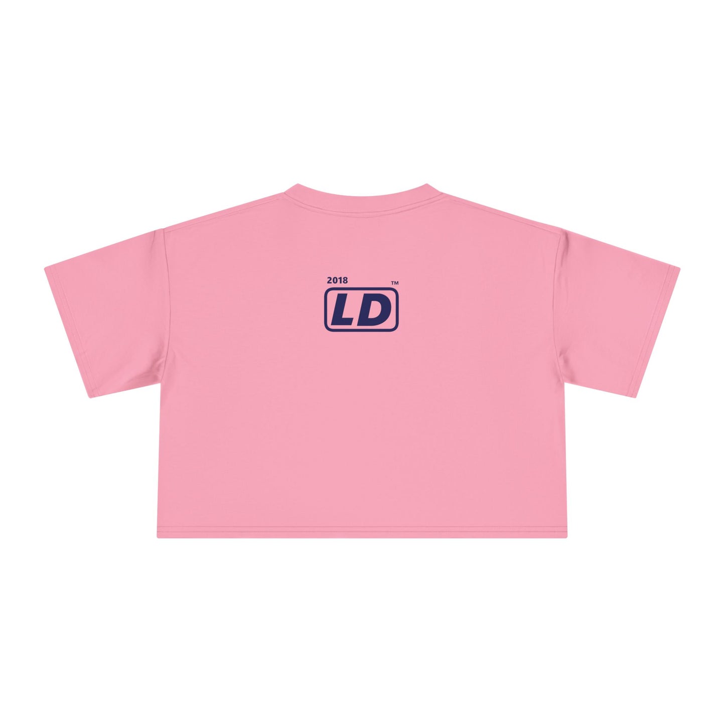 I fist LongD official front-back Chicago logo crop tee