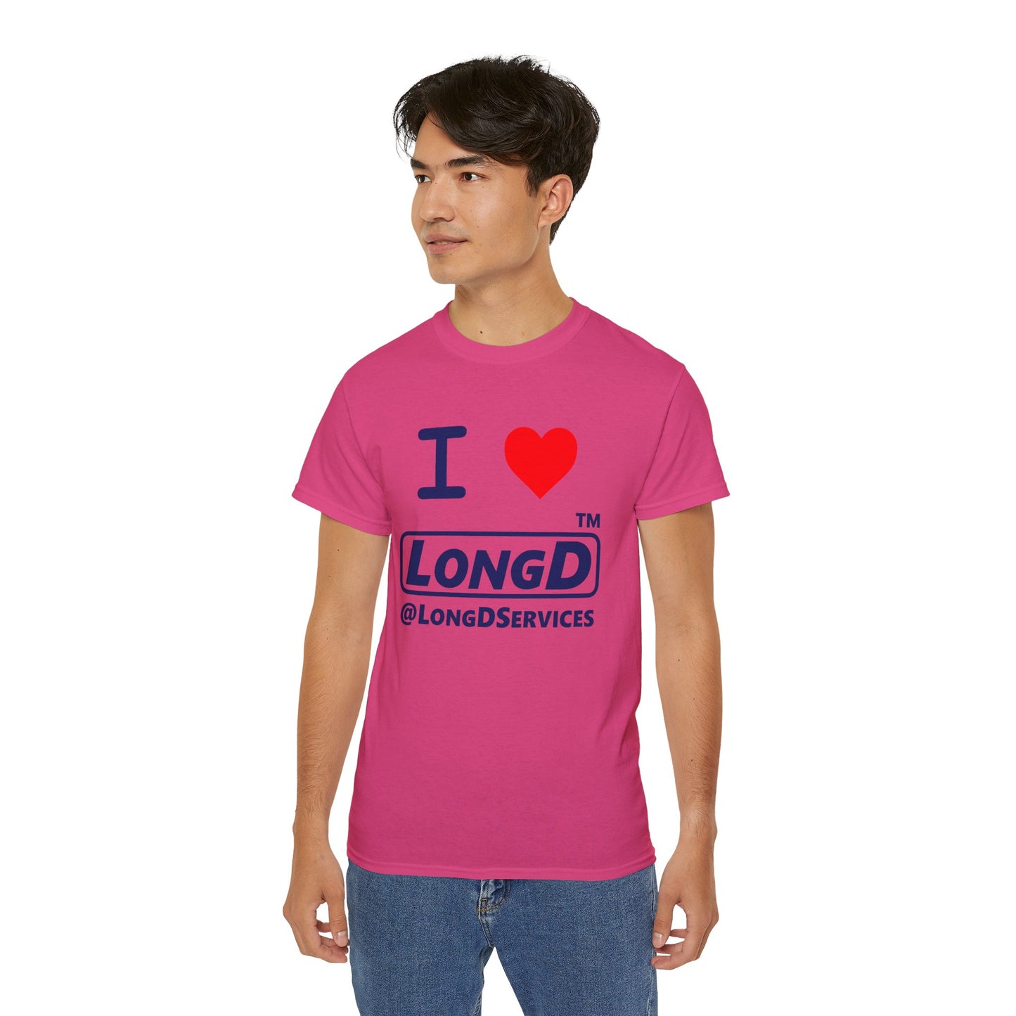 I Luv LongD® Logo Cotton Tee positive official basic logo