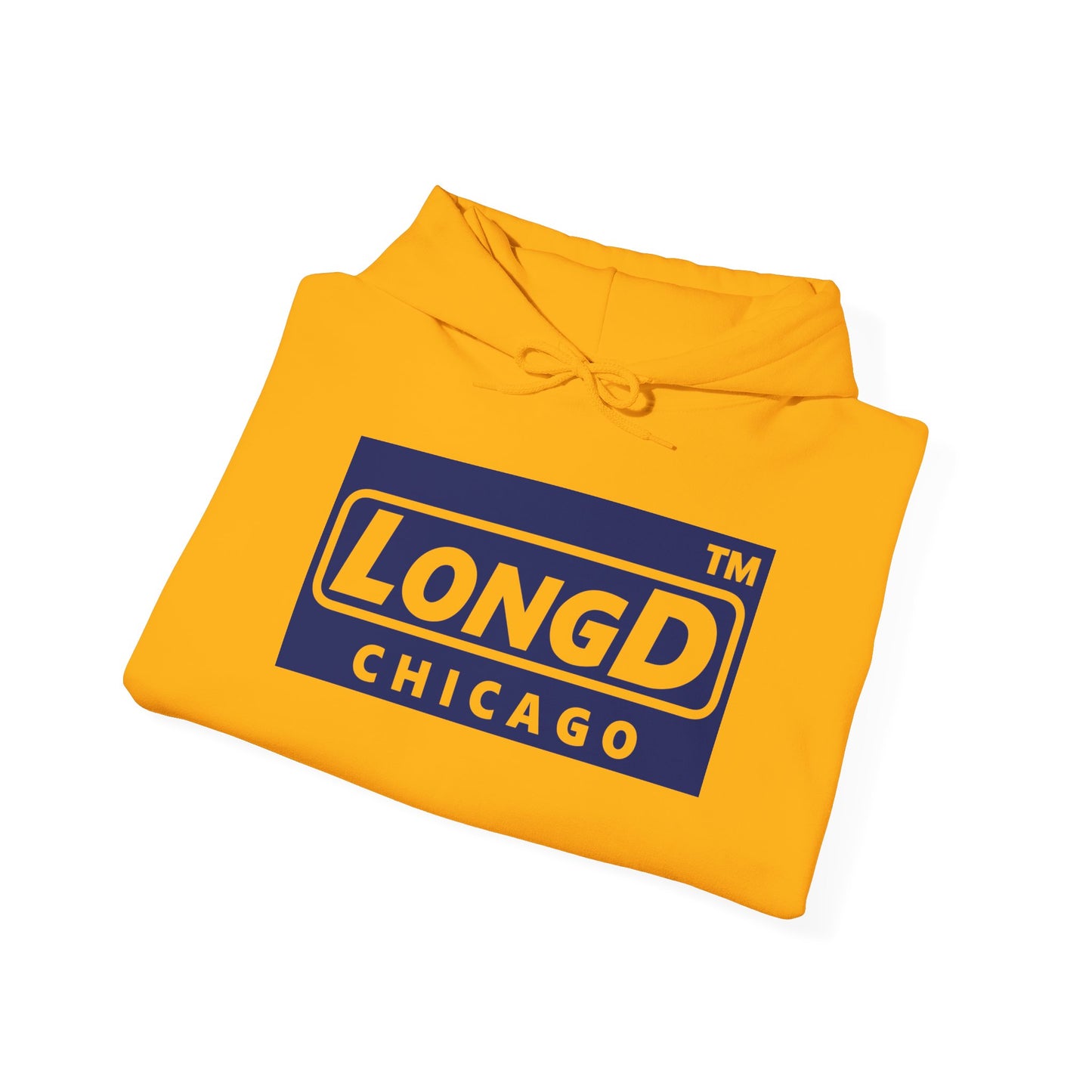 LongD® Logo (negative Chicago version) Hoodie