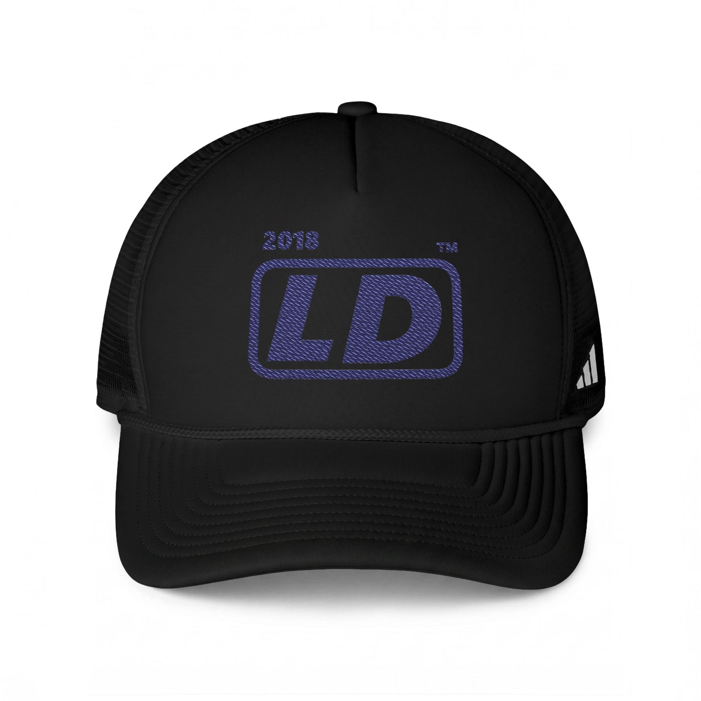 adidas official basic initials logo trucker cap