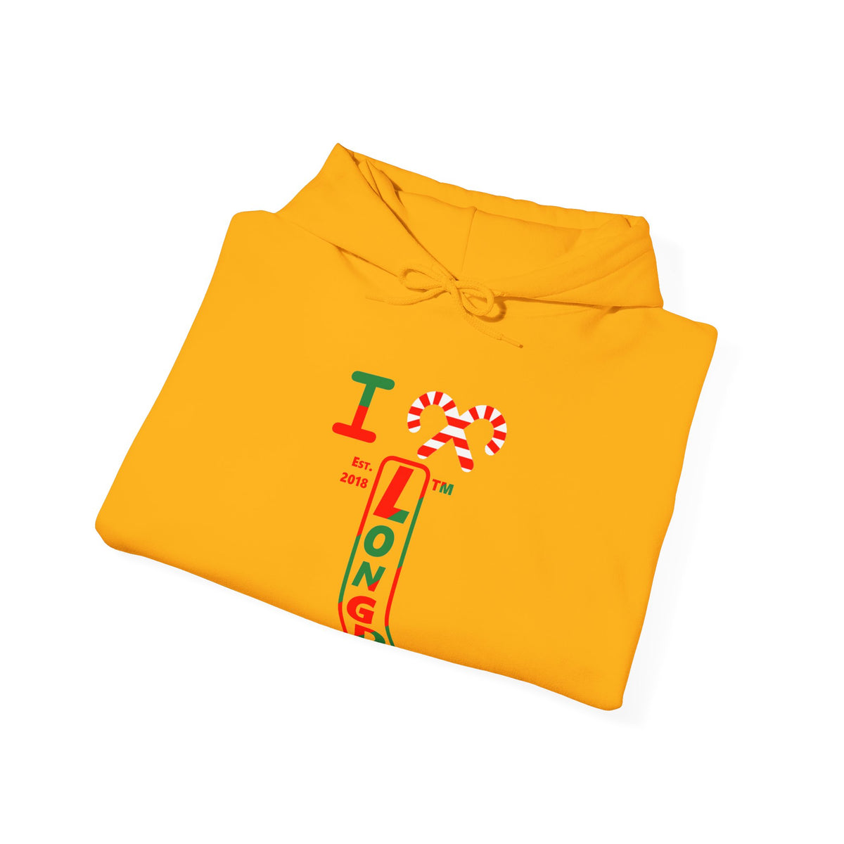 I candy cane LongD Hyde Park positive upright pixel-weighted 4-striped 4-print logo hoodie
