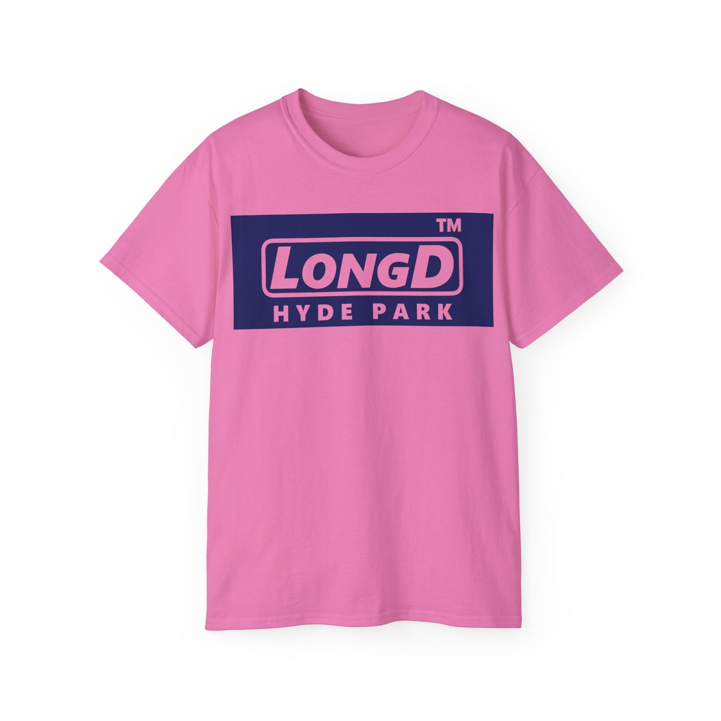 LongD® Logo Cotton Tee negative official basic Hyde Park logo