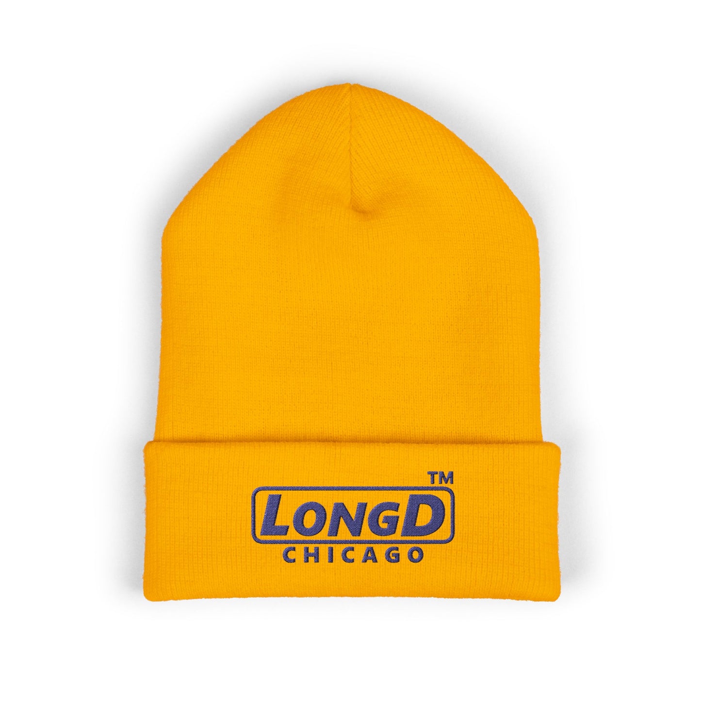 Embroidered Classic Cuffed Beanie Official Basic Chicago Logo