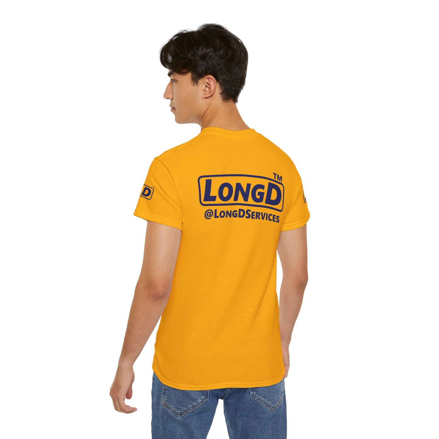 I fist LongD official Hyde Park logo 4-print cotton tee with multicolored fist